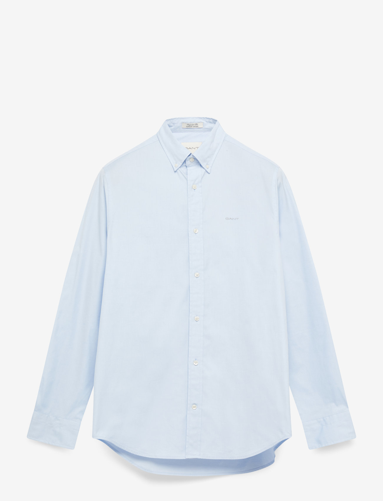 GANT - REG PINPOINT OXFORD SHIRT - basic skjortor - light blue - 1