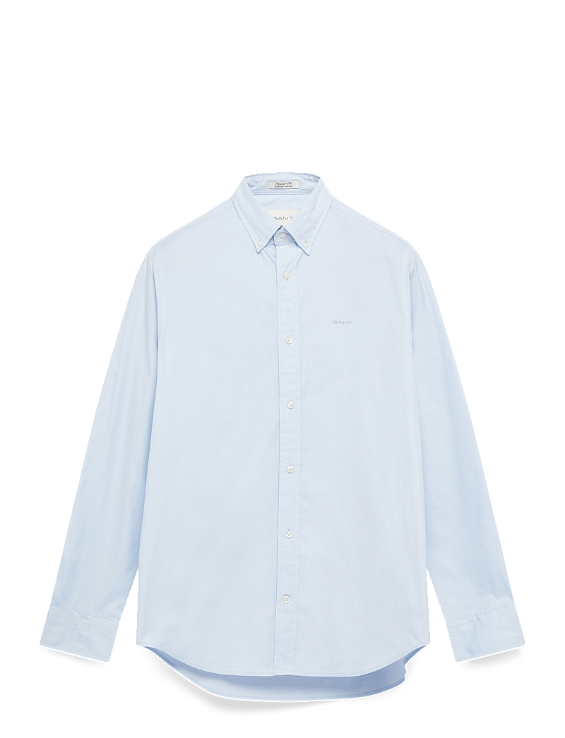 GANT - REG PINPOINT OXFORD SHIRT - basic skjortor - light blue - 1