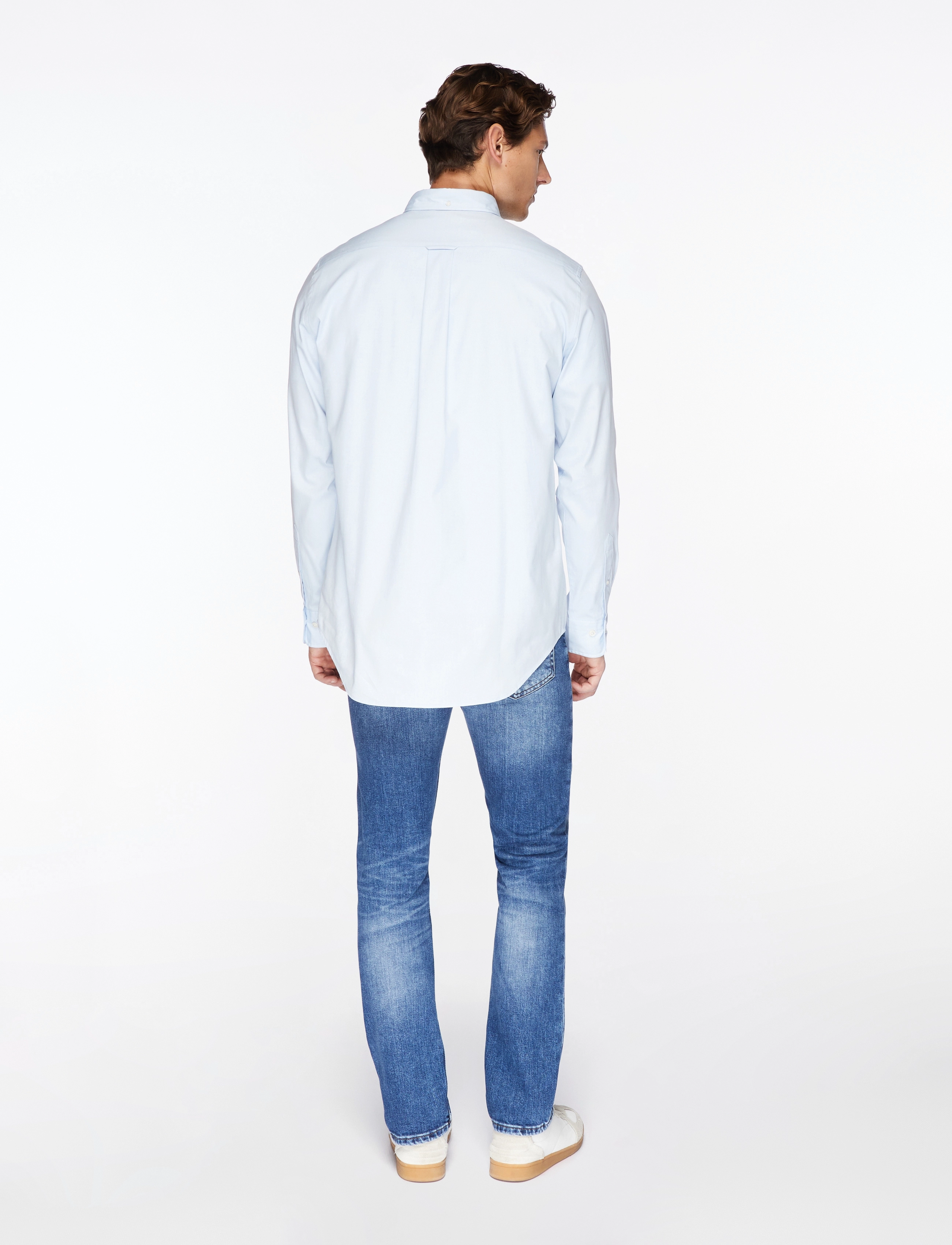 Gant - REG PINPOINT OXFORD SHIRT - oxford skjorter - light blue - 4