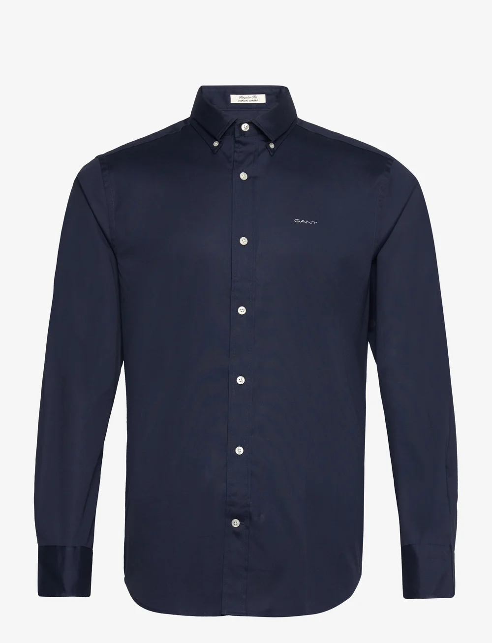 GANT - REG PINPOINT OXFORD SHIRT - basic skjortor - marine - 1