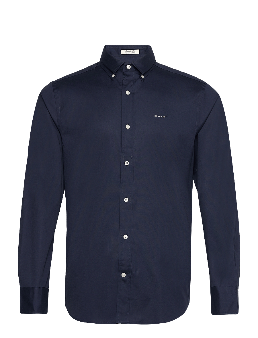 Gant - REG PINPOINT OXFORD SHIRT - oxford skjorter - marine - 1