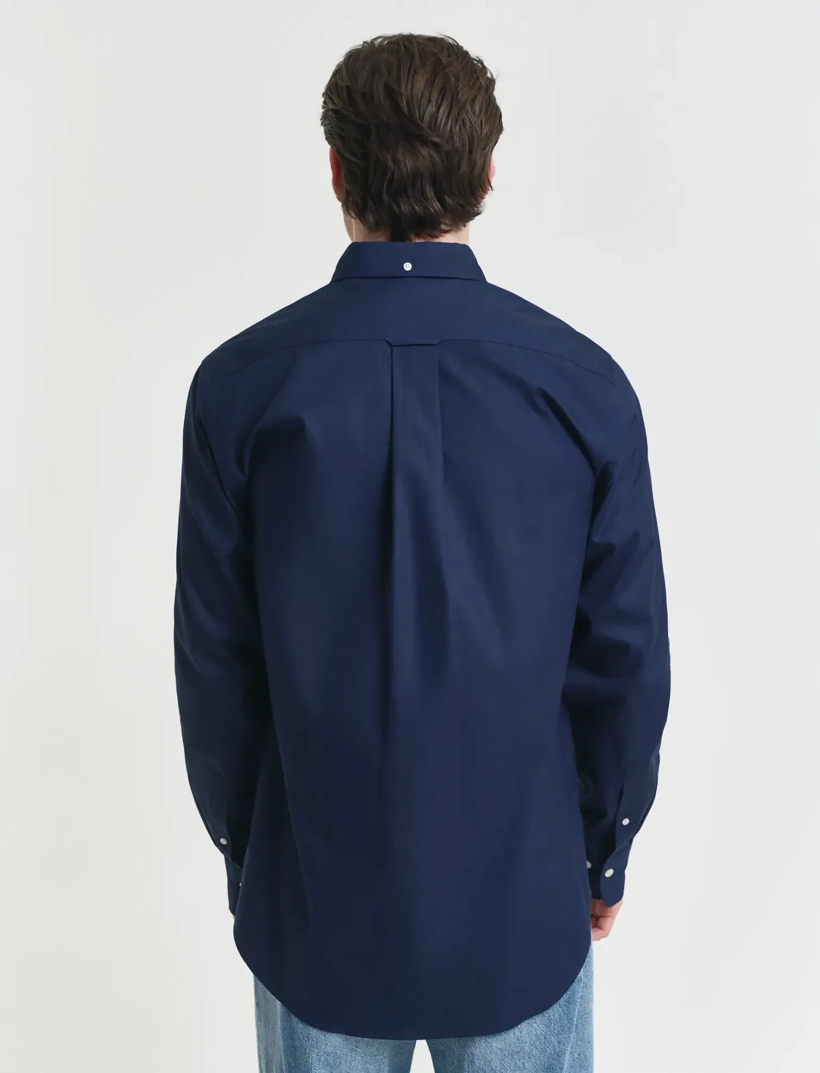 Gant - REG PINPOINT OXFORD SHIRT - oxford skjorter - marine - 3