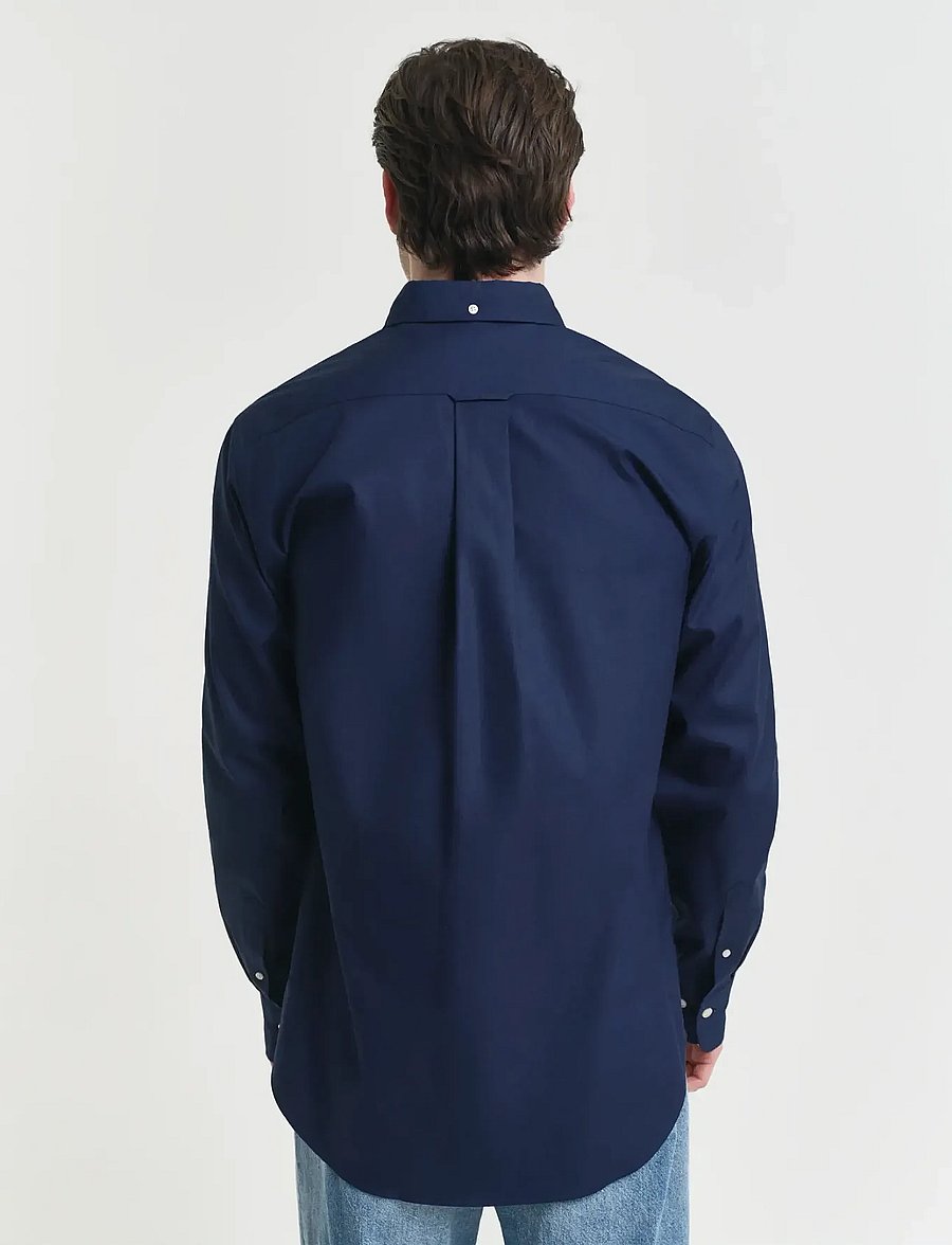 Gant - REG PINPOINT OXFORD SHIRT - oxford skjorter - marine - 3