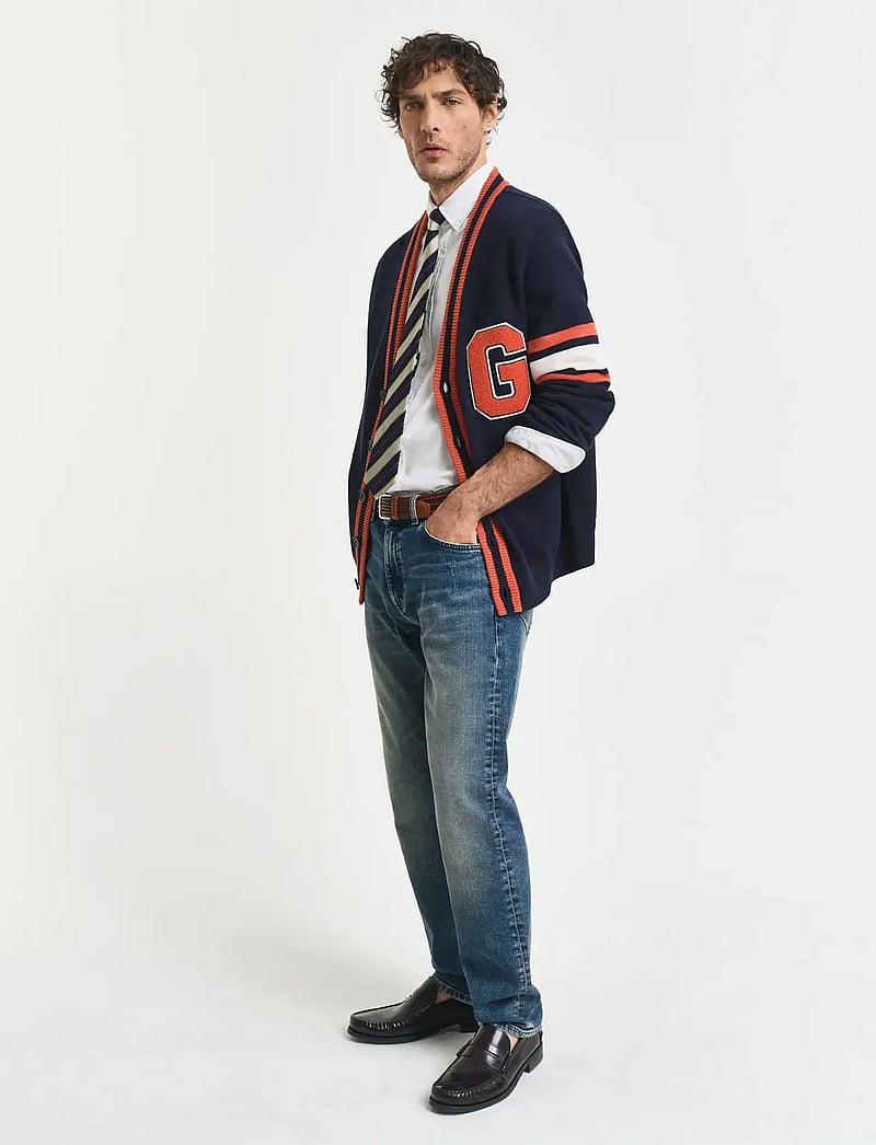 GANT - REG PINPOINT OXFORD SHIRT - oxford-skjortor - white - 5