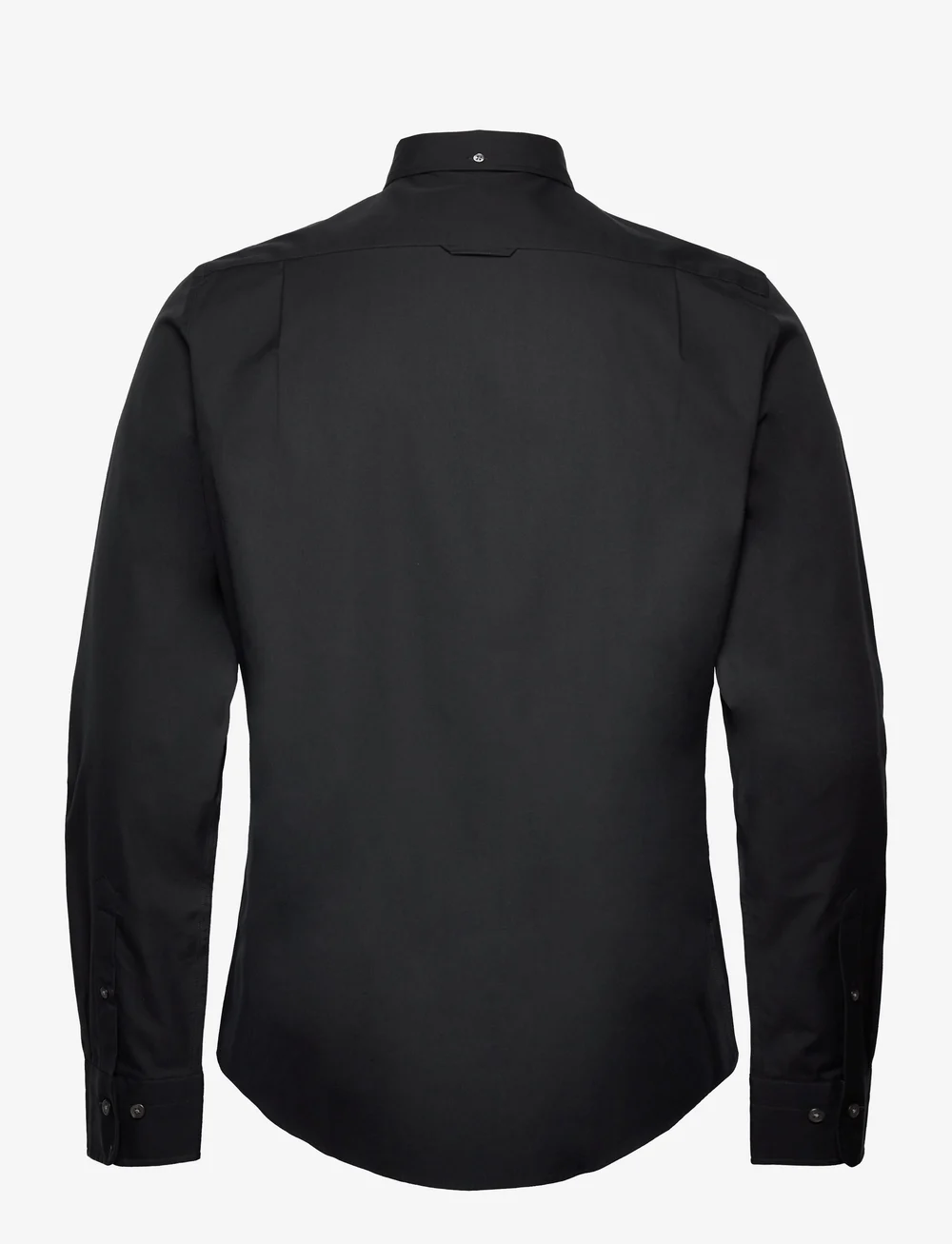 GANT - SLIM PINPOINT OXFORD SHIRT - basic shirts - black - 2