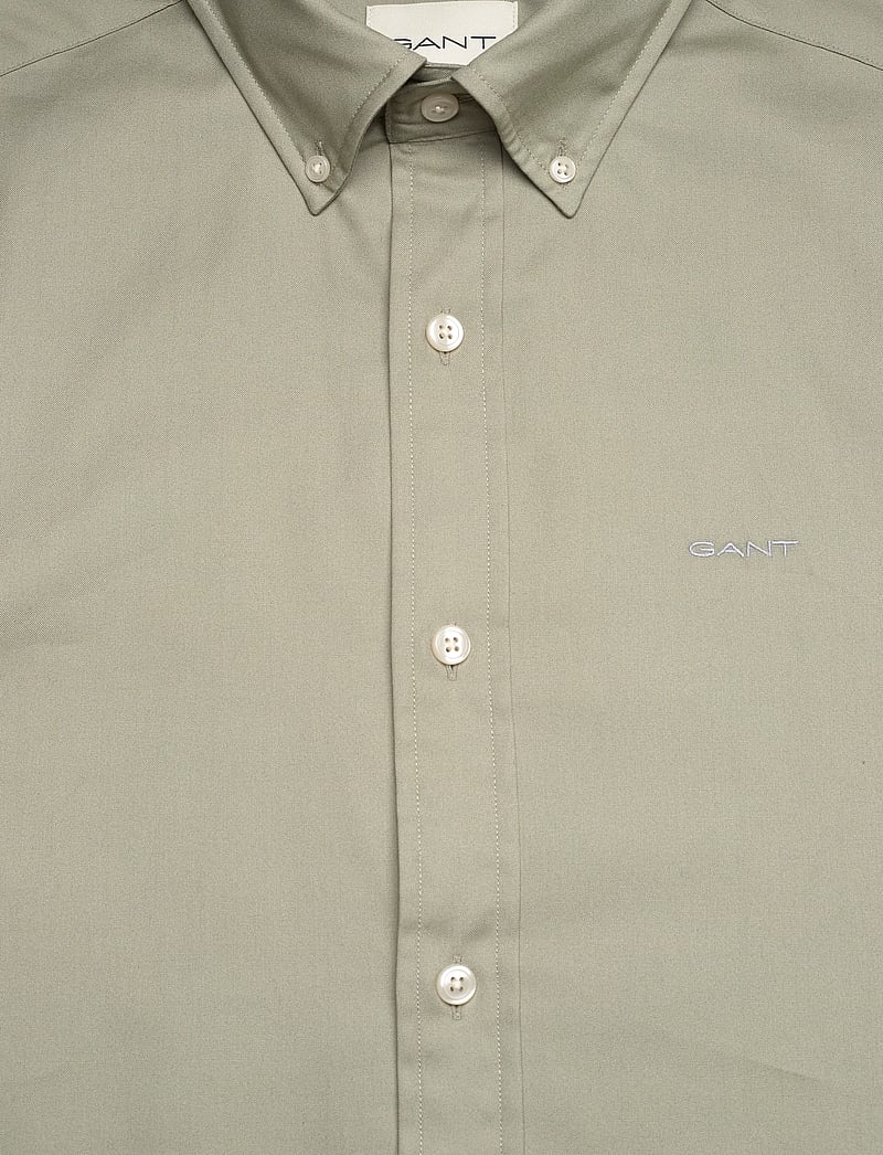 GANT - SLIM PINPOINT OXFORD SHIRT - basic-hemden - faded sage - 2