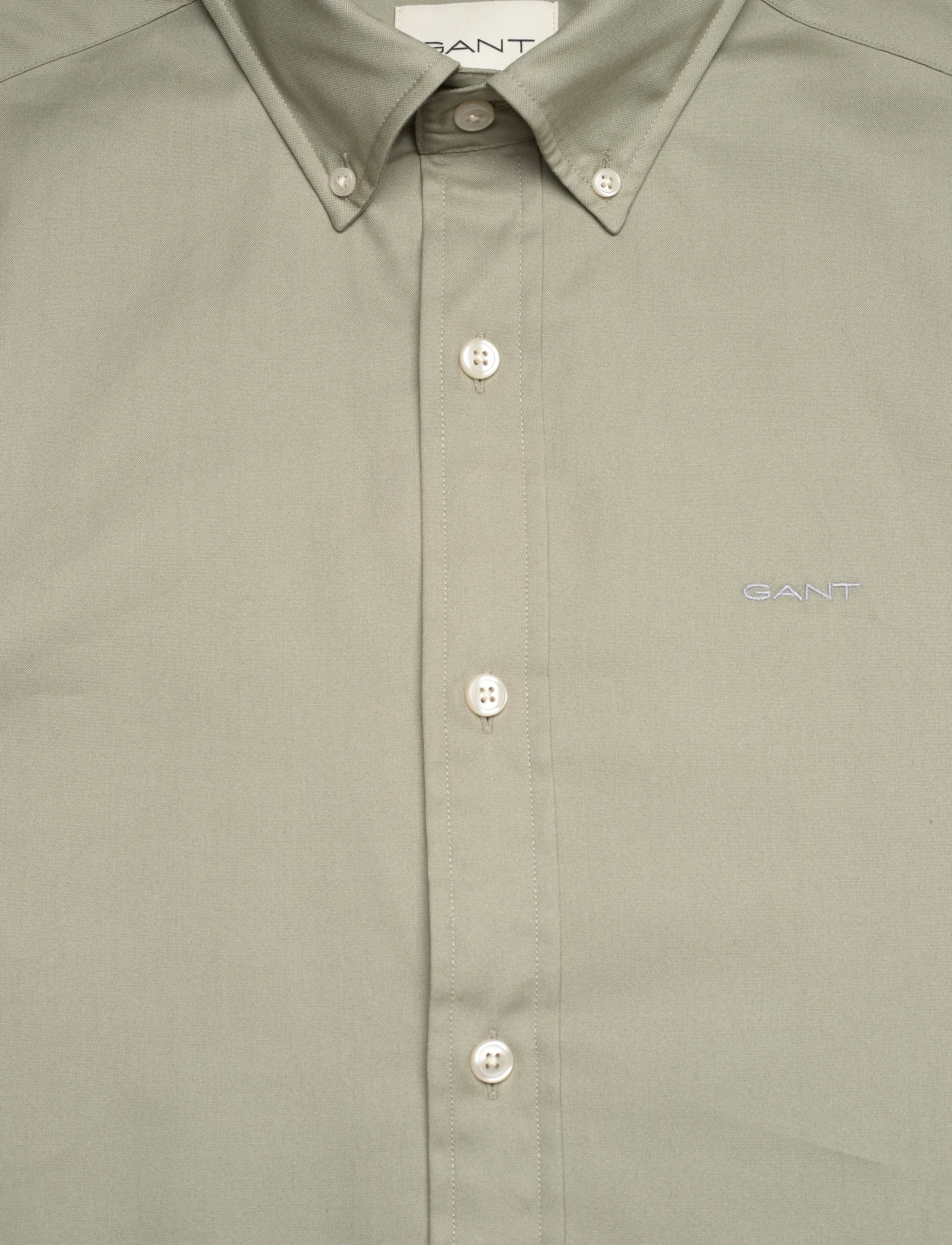 Gant - SLIM PINPOINT OXFORD SHIRT - oxford skjorter - faded sage - 2