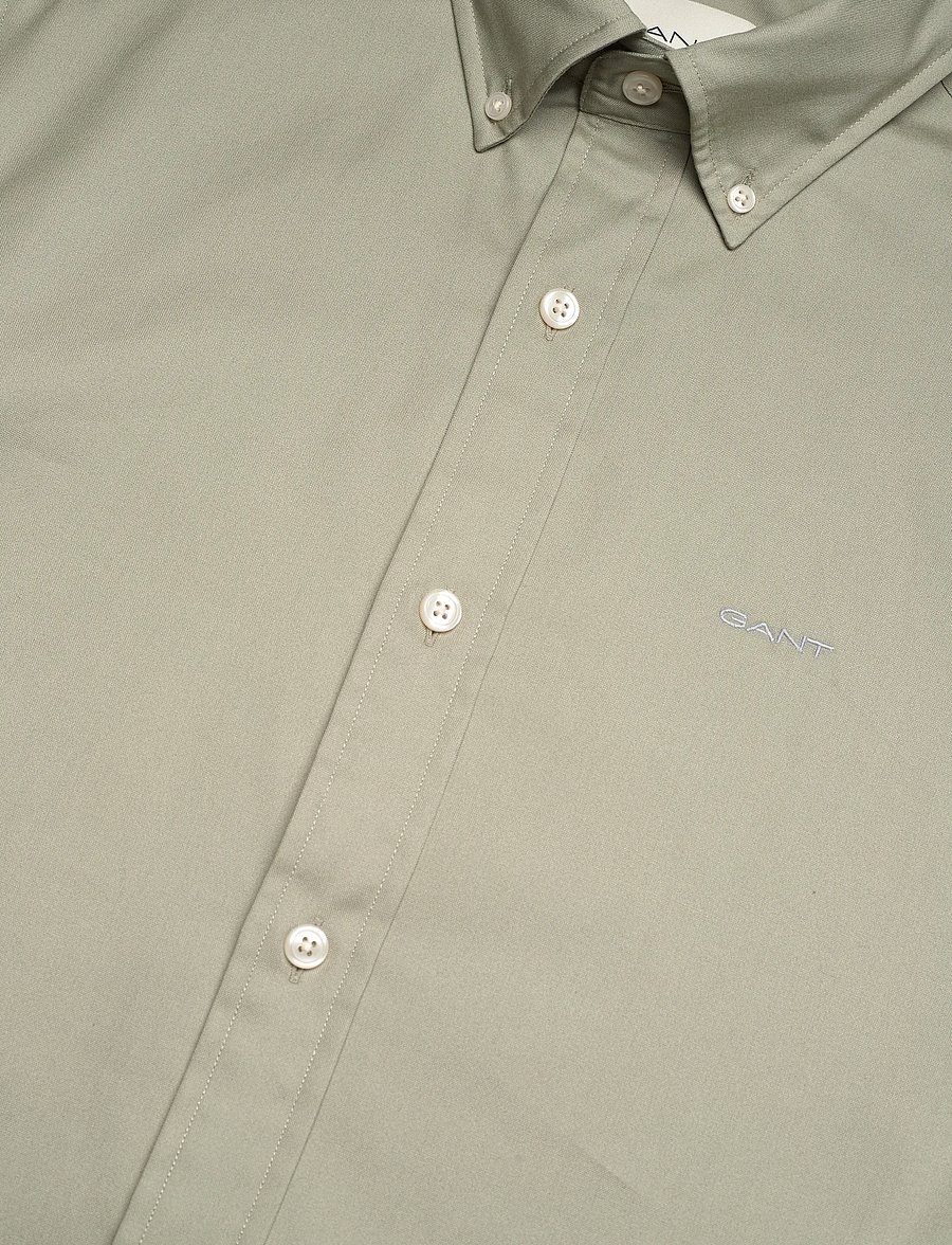Gant - SLIM PINPOINT OXFORD SHIRT - oxford skjorter - faded sage - 3