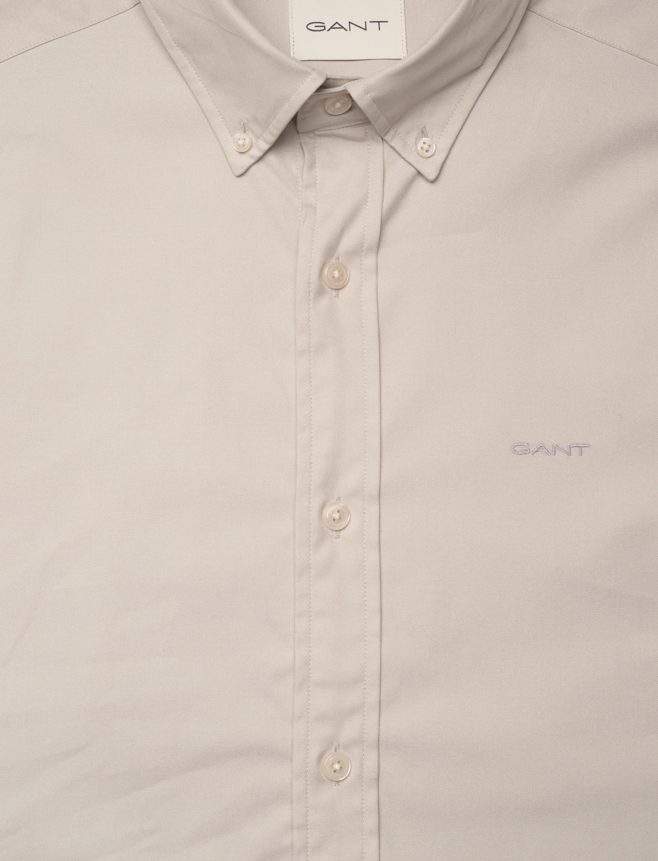 Gant - SLIM PINPOINT OXFORD SHIRT - chemises oxford - greige - 2