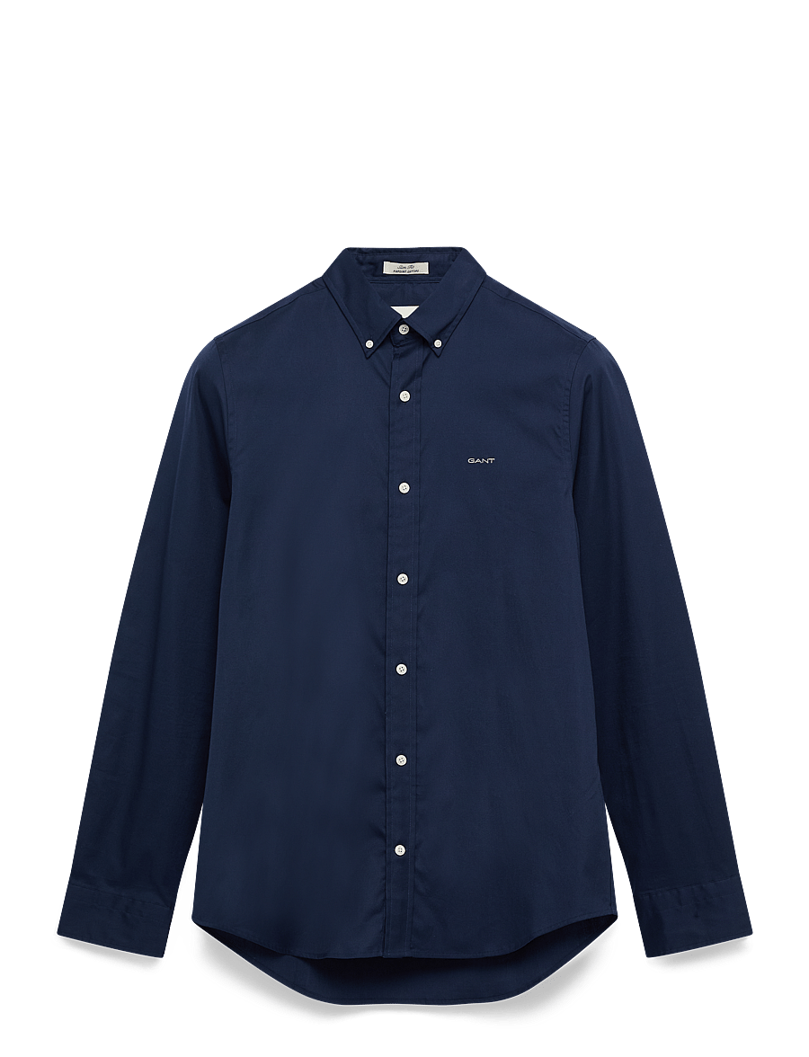 Gant - SLIM PINPOINT OXFORD SHIRT - oxford skjorter - marine - 1