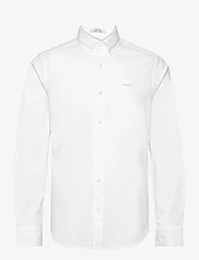 GANT - SLIM PINPOINT OXFORD SHIRT - oxford shirts - white - 0