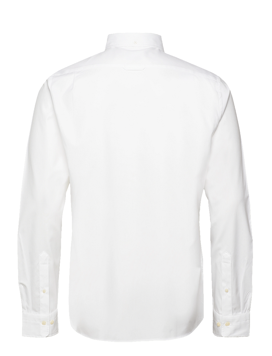 Gant - SLIM PINPOINT OXFORD SHIRT - oxford skjorter - white - 2