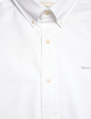 GANT - SLIM PINPOINT OXFORD SHIRT - oxford shirts - white - 2
