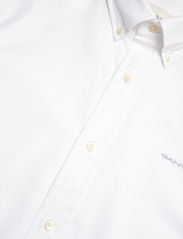 GANT - SLIM PINPOINT OXFORD SHIRT - oxford shirts - white - 3
