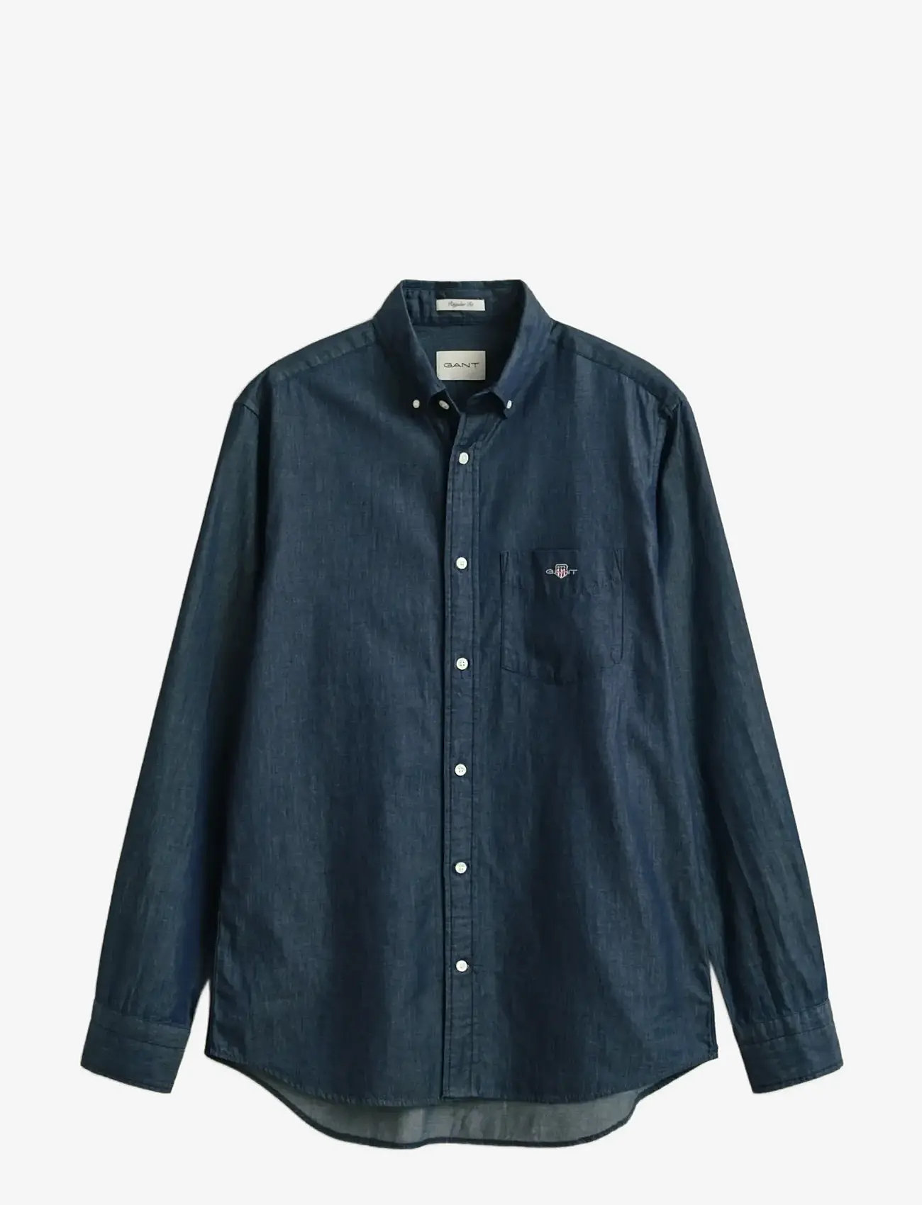 GANT - REG INDIGO BD - basic skjortor - dark indigo - 1