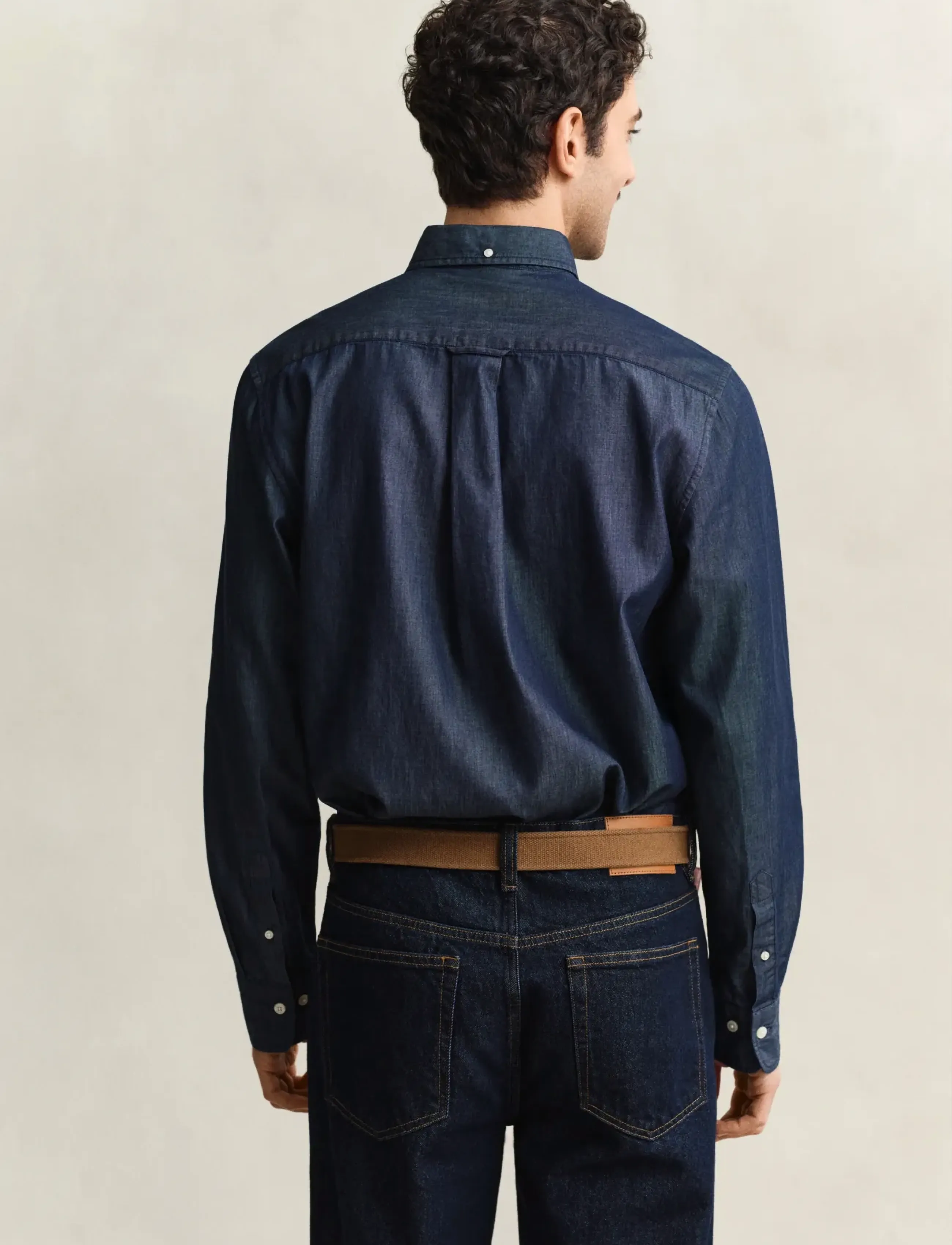 Gant - REG INDIGO BD - jeanshemden - dark indigo - 3