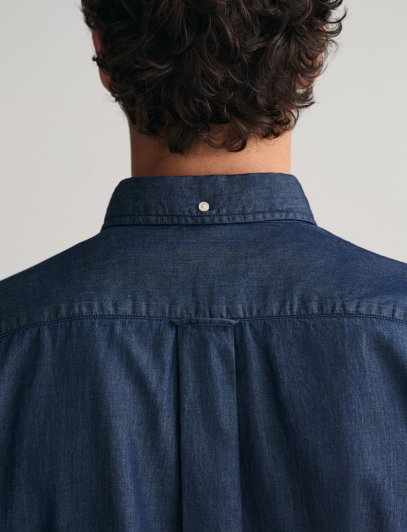 GANT - REG INDIGO BD - basic skjortor - dark indigo - 5