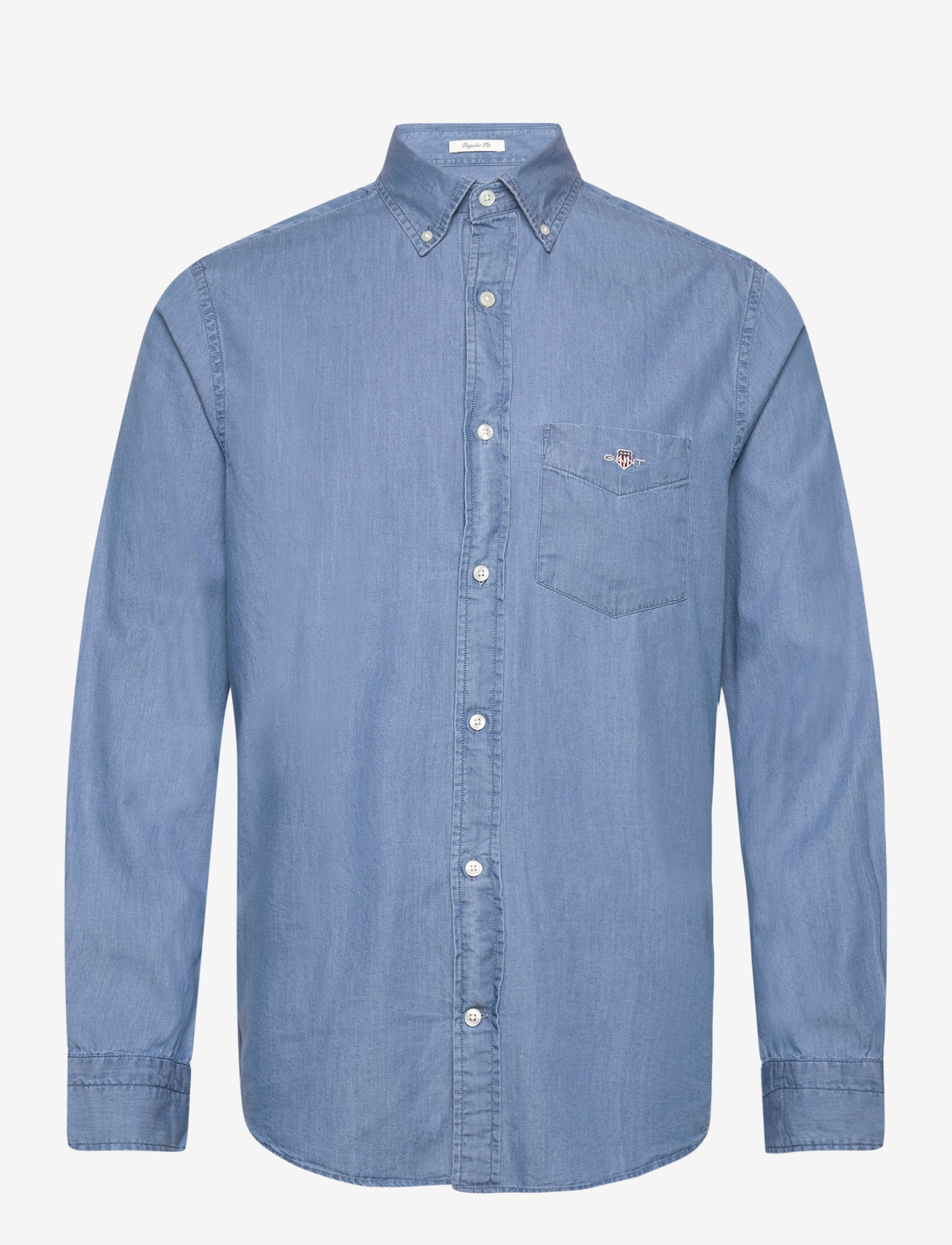 GANT - REG INDIGO BD - basic-hemden - semi light blue - 1