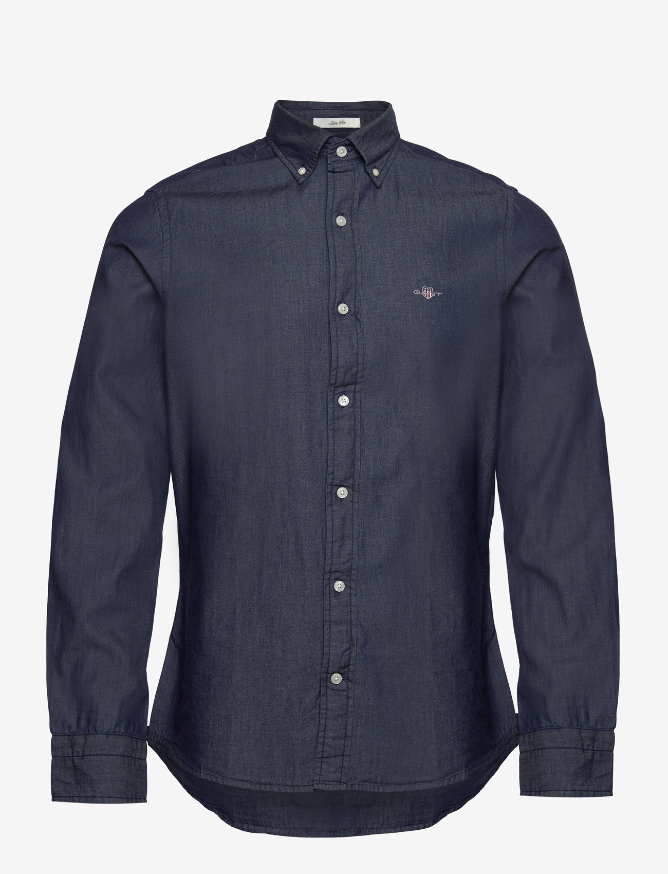 GANT - SLIM INDIGO BD - denimskjorter - dark indigo - 1