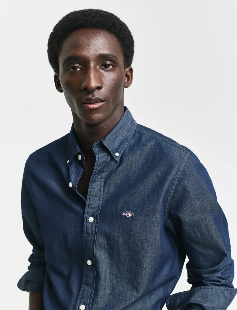 GANT - SLIM INDIGO BD - basic shirts - dark indigo - 4
