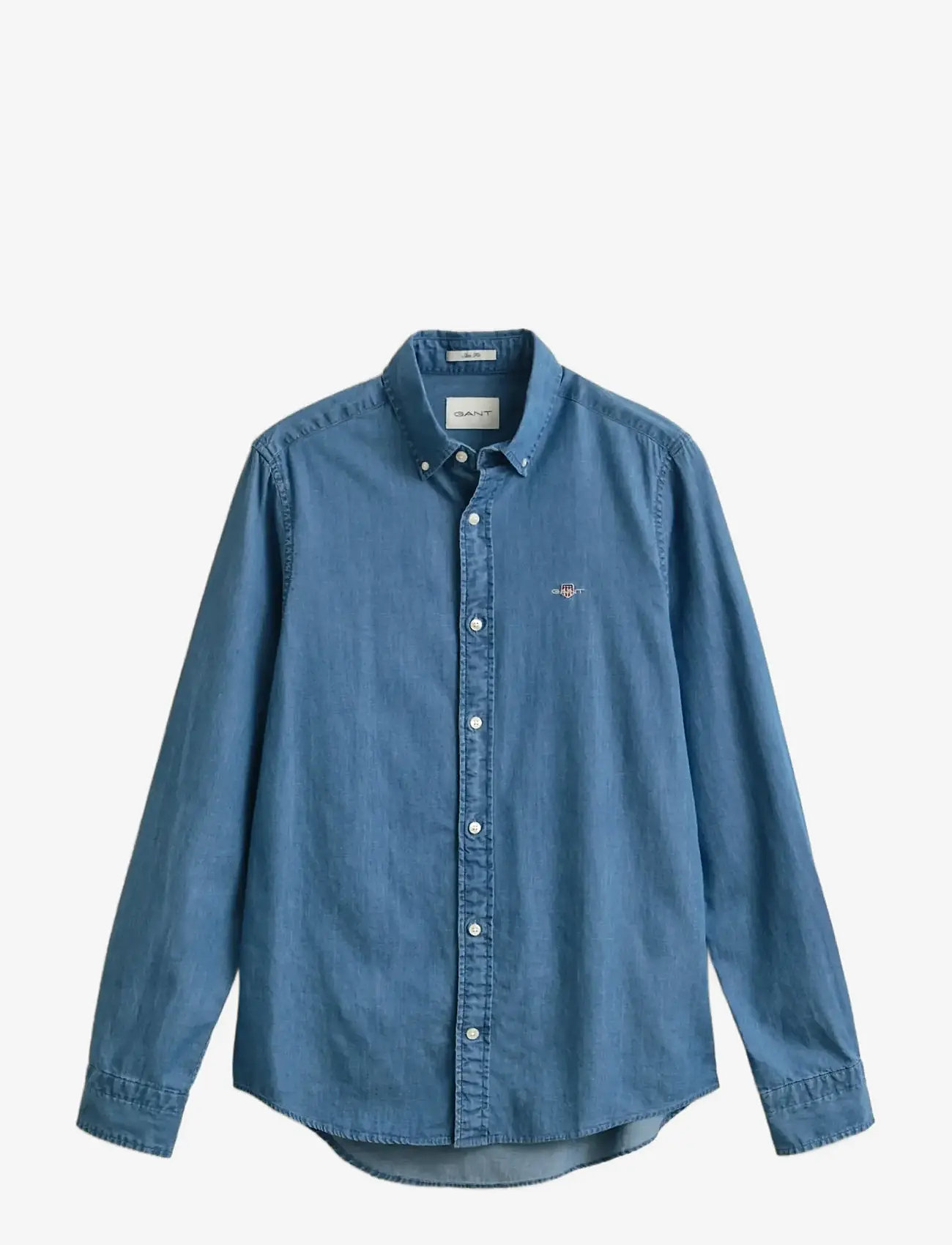 GANT - SLIM INDIGO BD - basic-hemden - semi light blue - 1