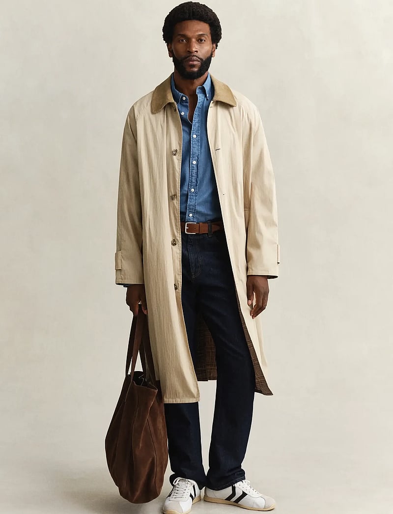 Gant - SLIM INDIGO BD - jeansskjorter - semi light blue - 5