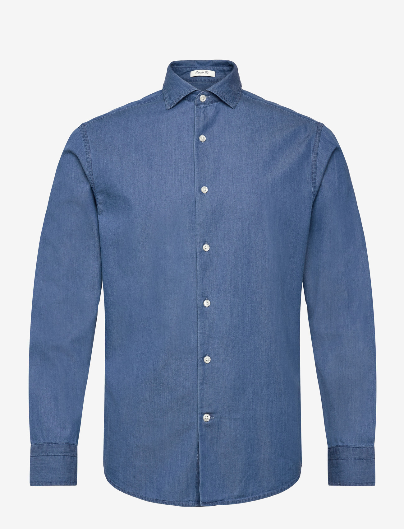 GANT - REG INDIGO TWILL SHIRT - jeanshemden - semi light blue - 1
