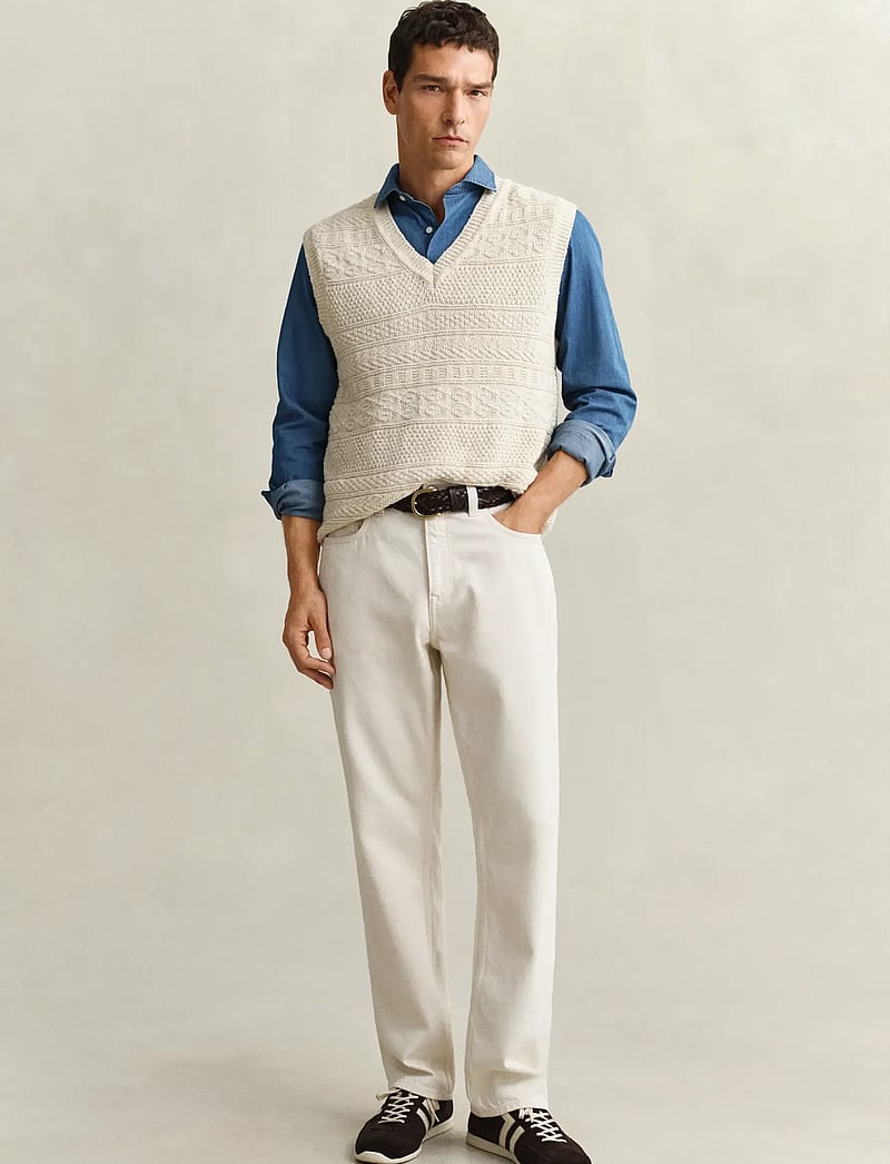 GANT - REG INDIGO TWILL SHIRT - jeanshemden - semi light blue - 5