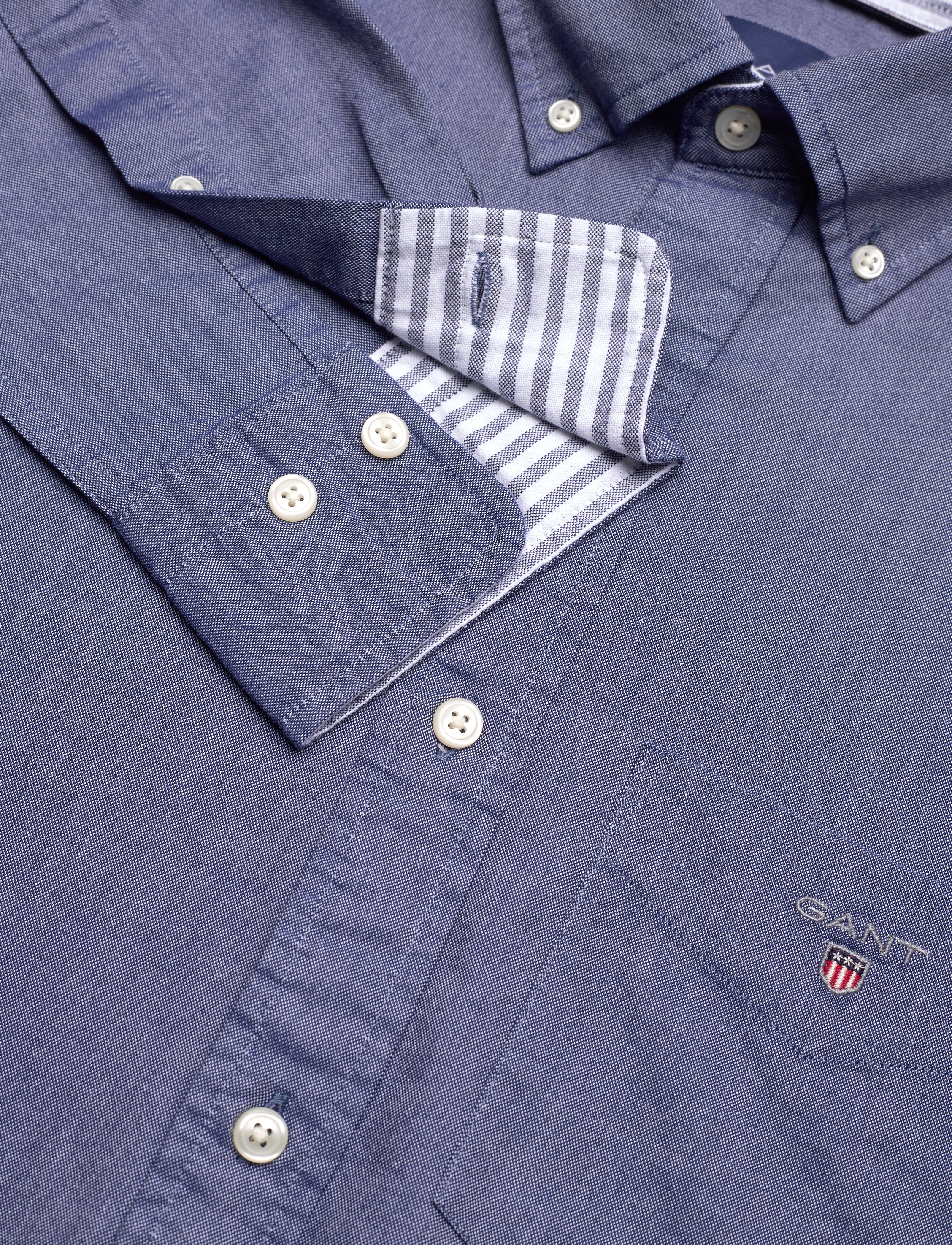 Gant - REG OXFORD O.SHIELD SHIRT - oxford-hemden - evening blue - 2