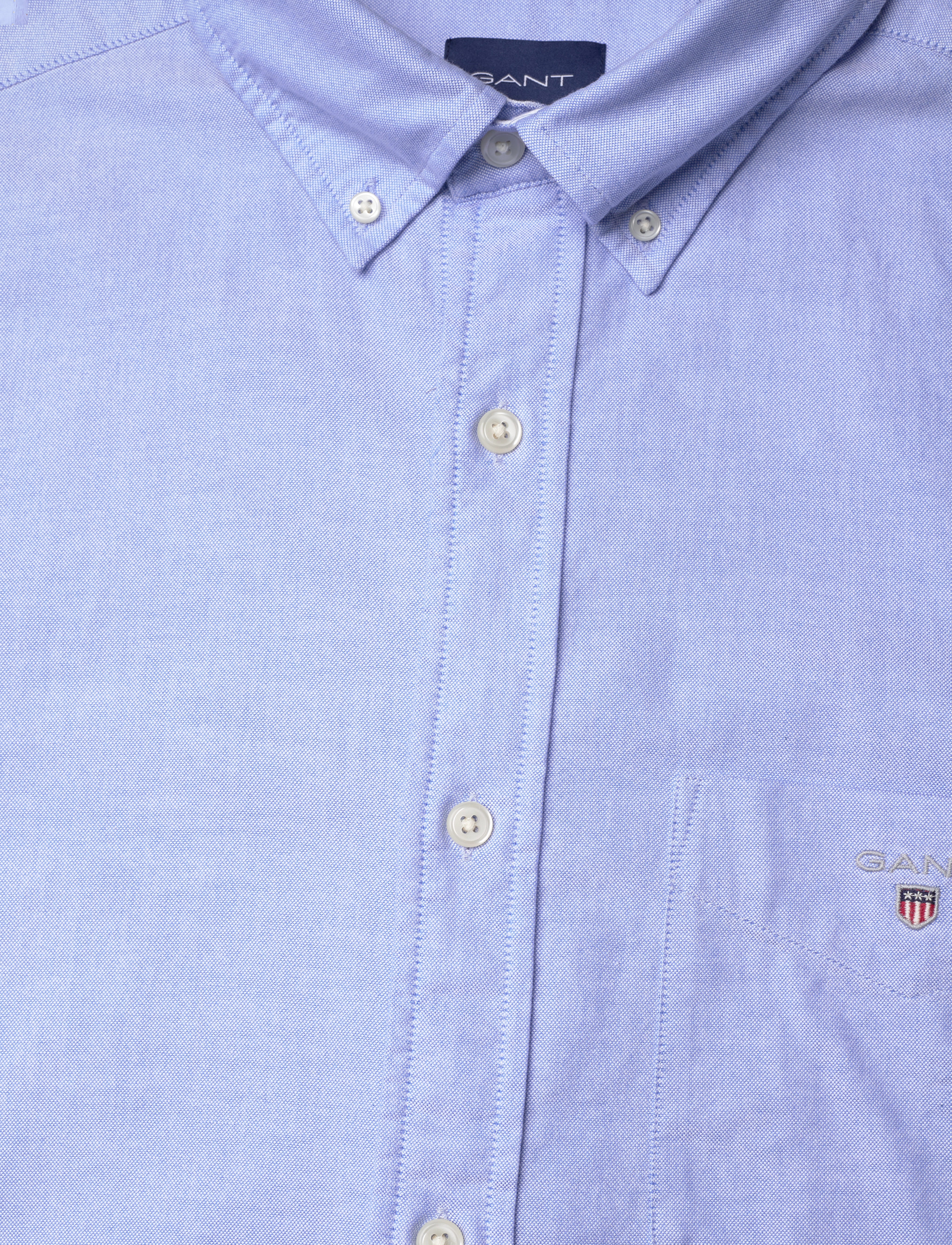 Gant - REG OXFORD O.SHIELD SS SHIRT - oxford-skjorter - capri blue - 2