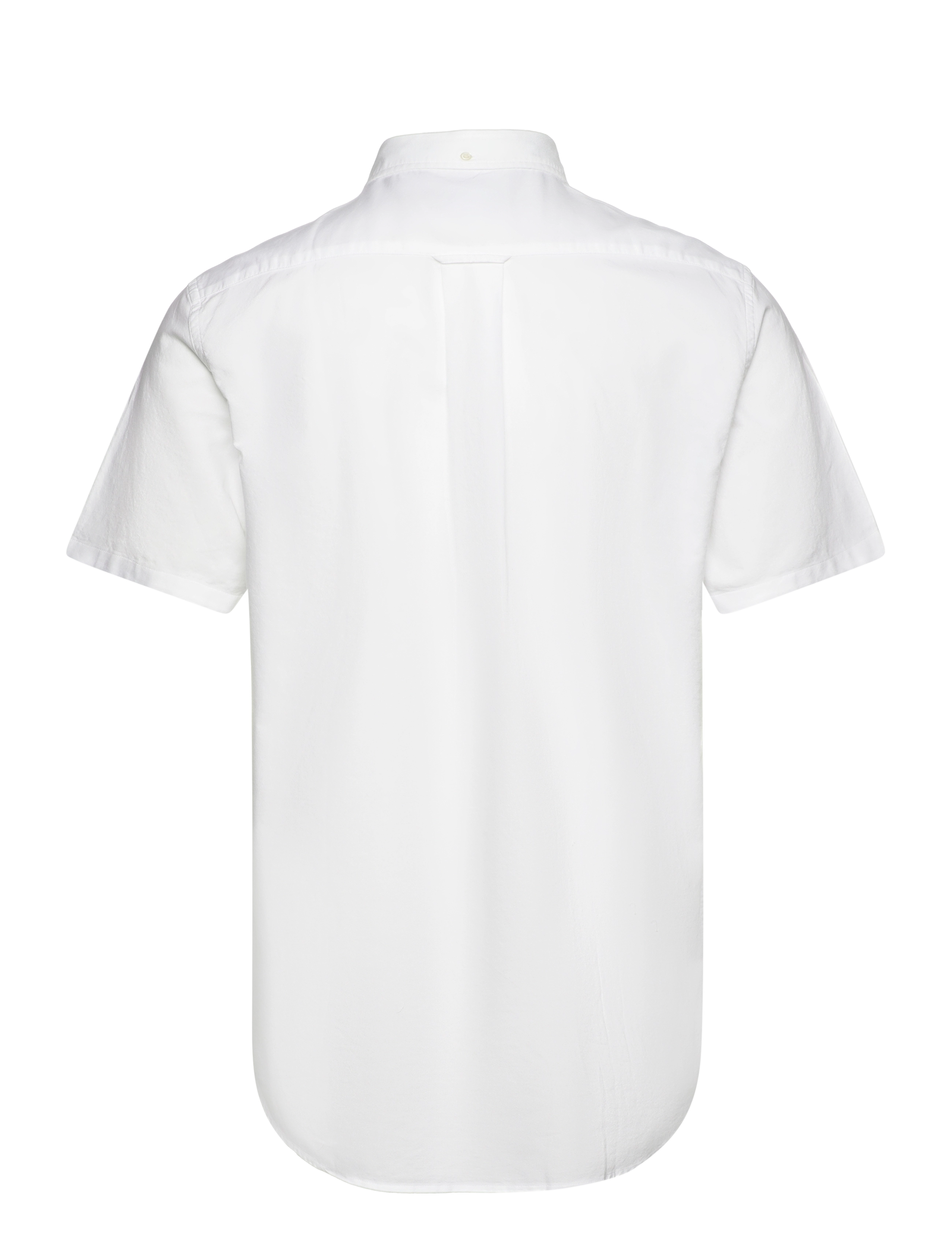 Gant - REG OXFORD O.SHIELD SS SHIRT - oxford skjorter - white - 1