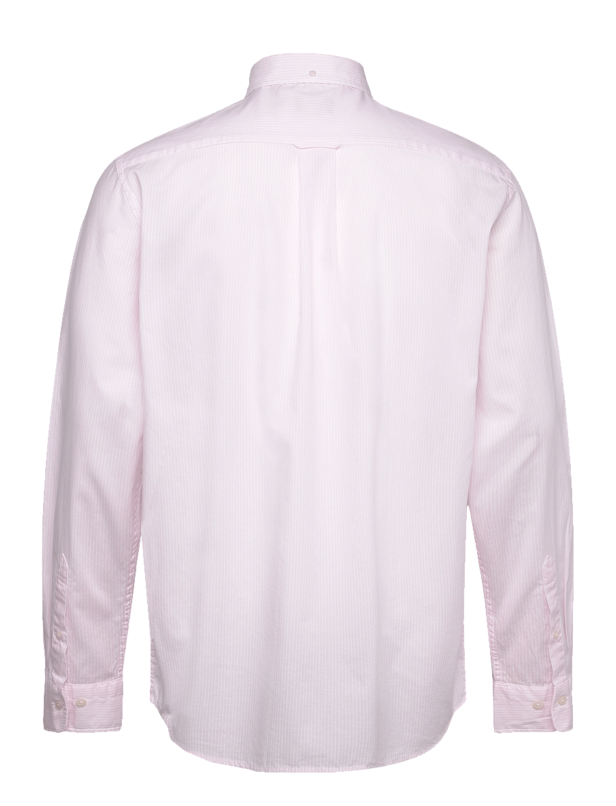 Gant - REG POPLIN STRIPE O.SHIELD SHIRT - light pink - 1