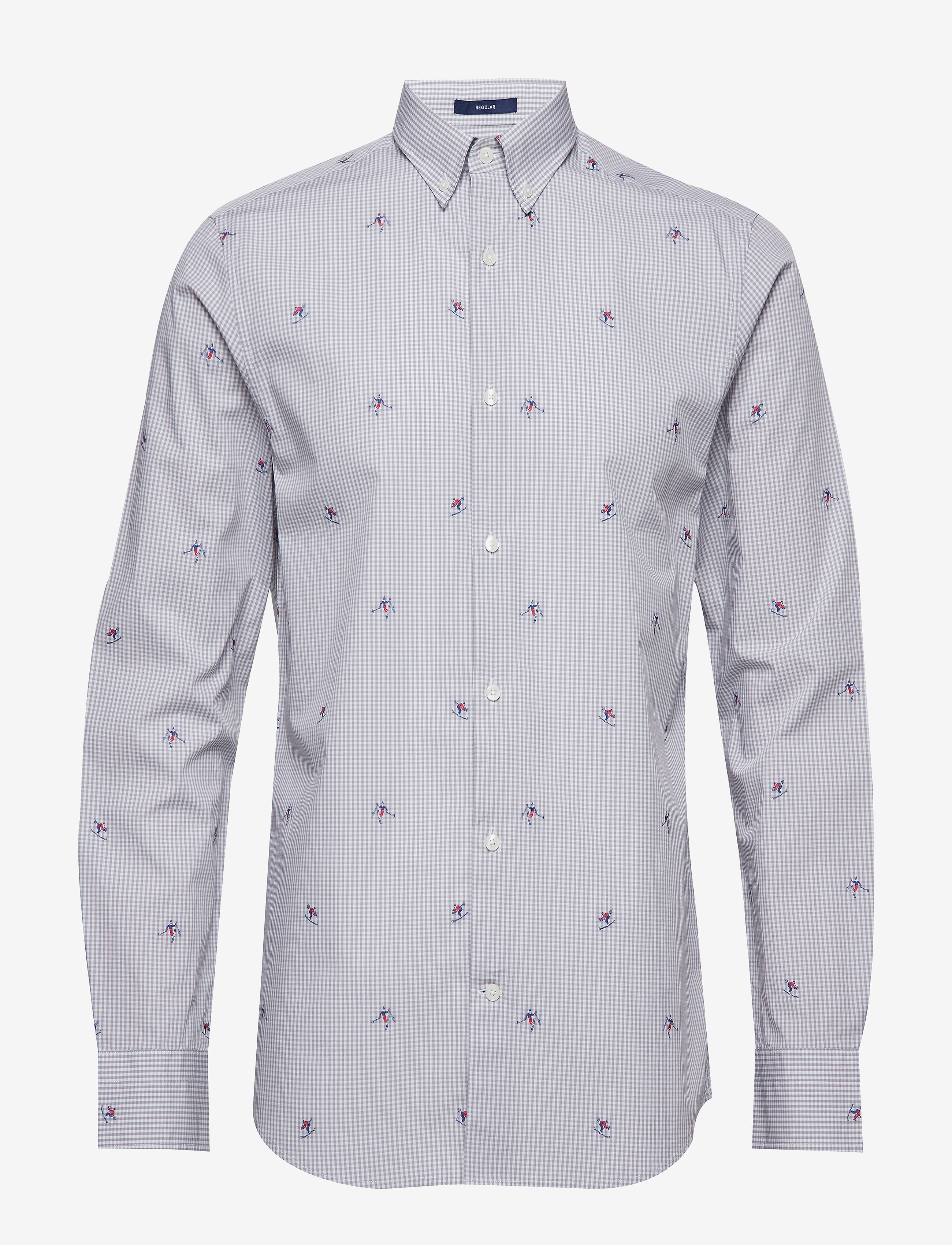 GANT - O1. SKI FIL COUPE REG BD - stone grey - 0