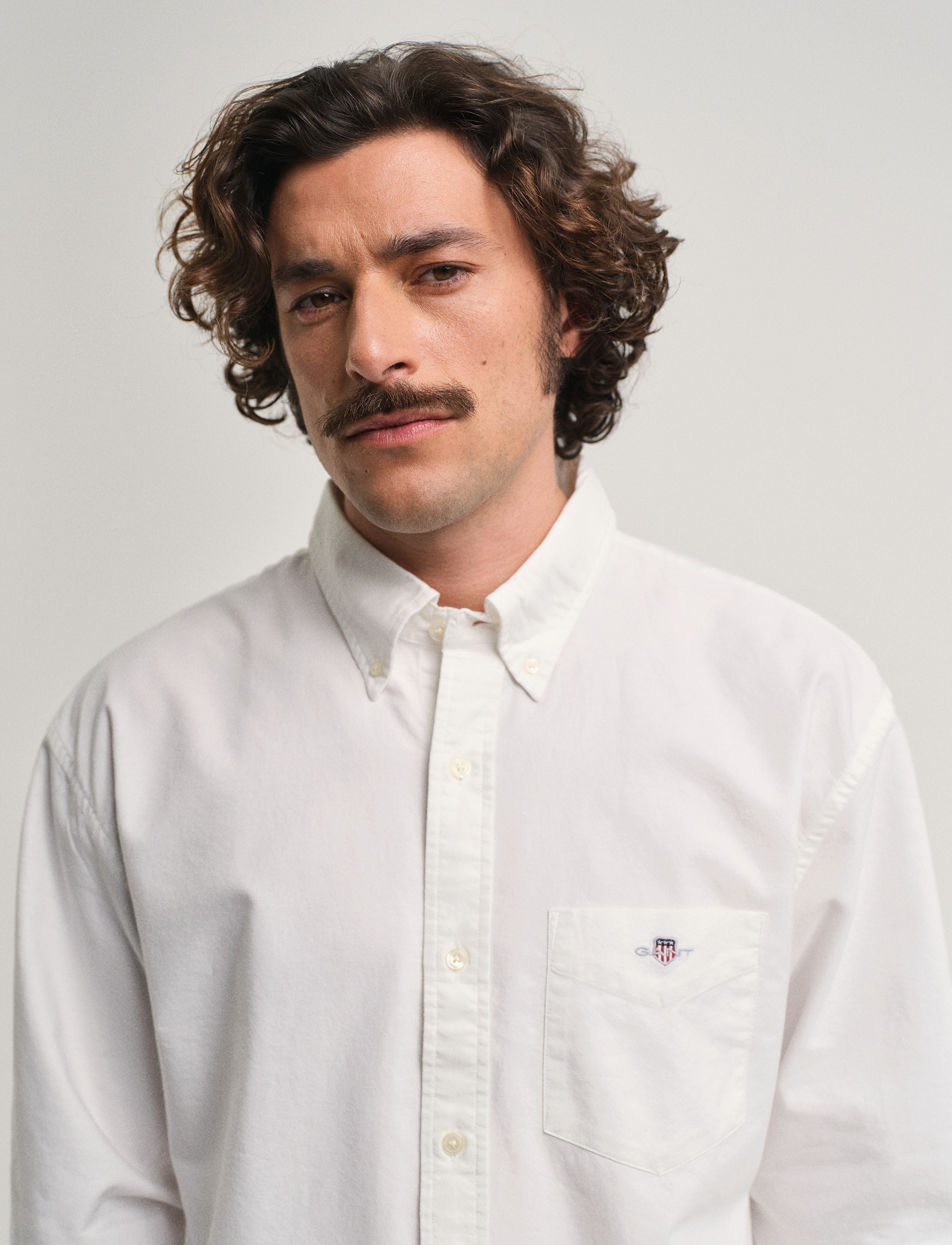 GANT - REL OXFORD SHIRT - white - 3