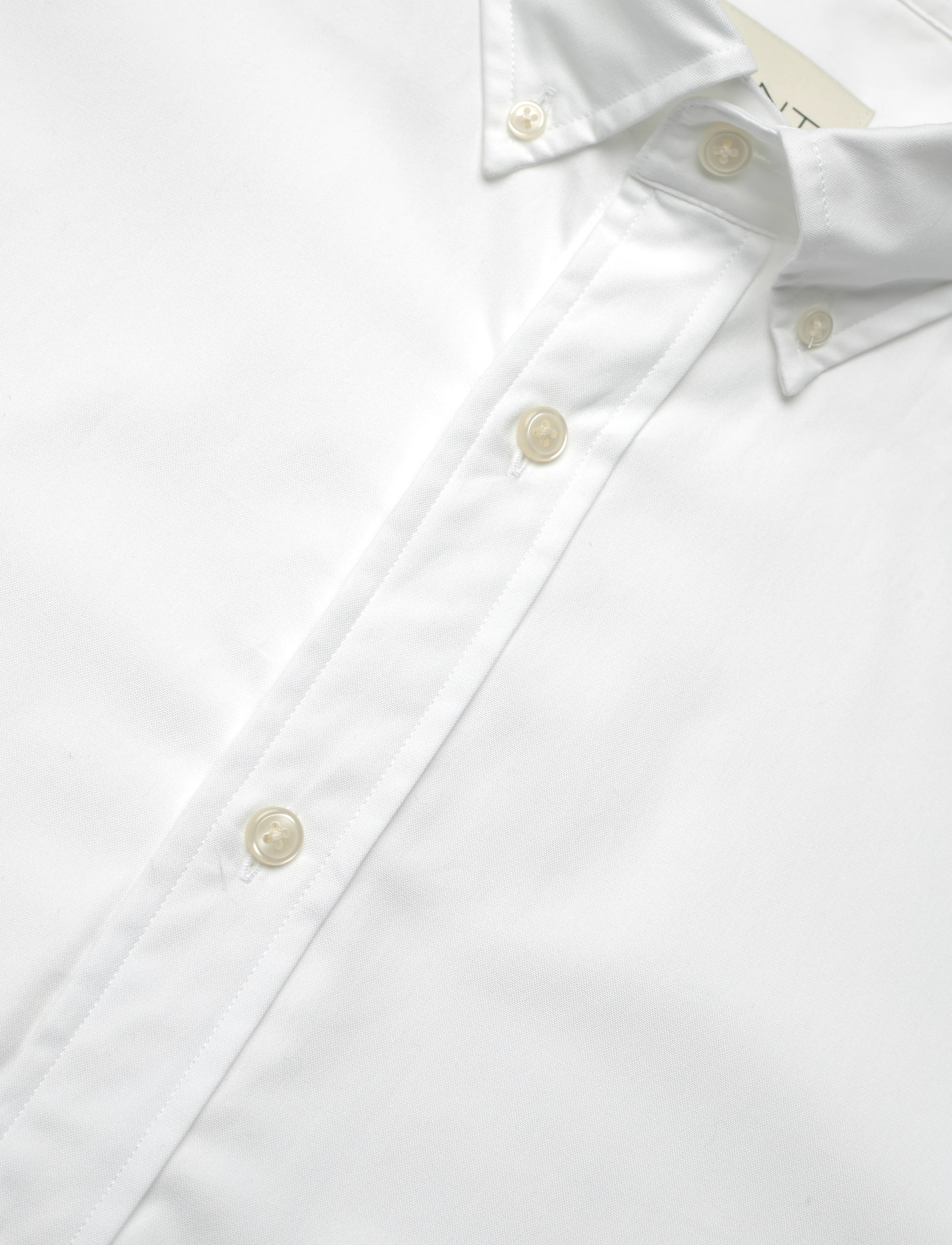 GANT - REG PINPOINT OXFORD SHIRT - white - 3