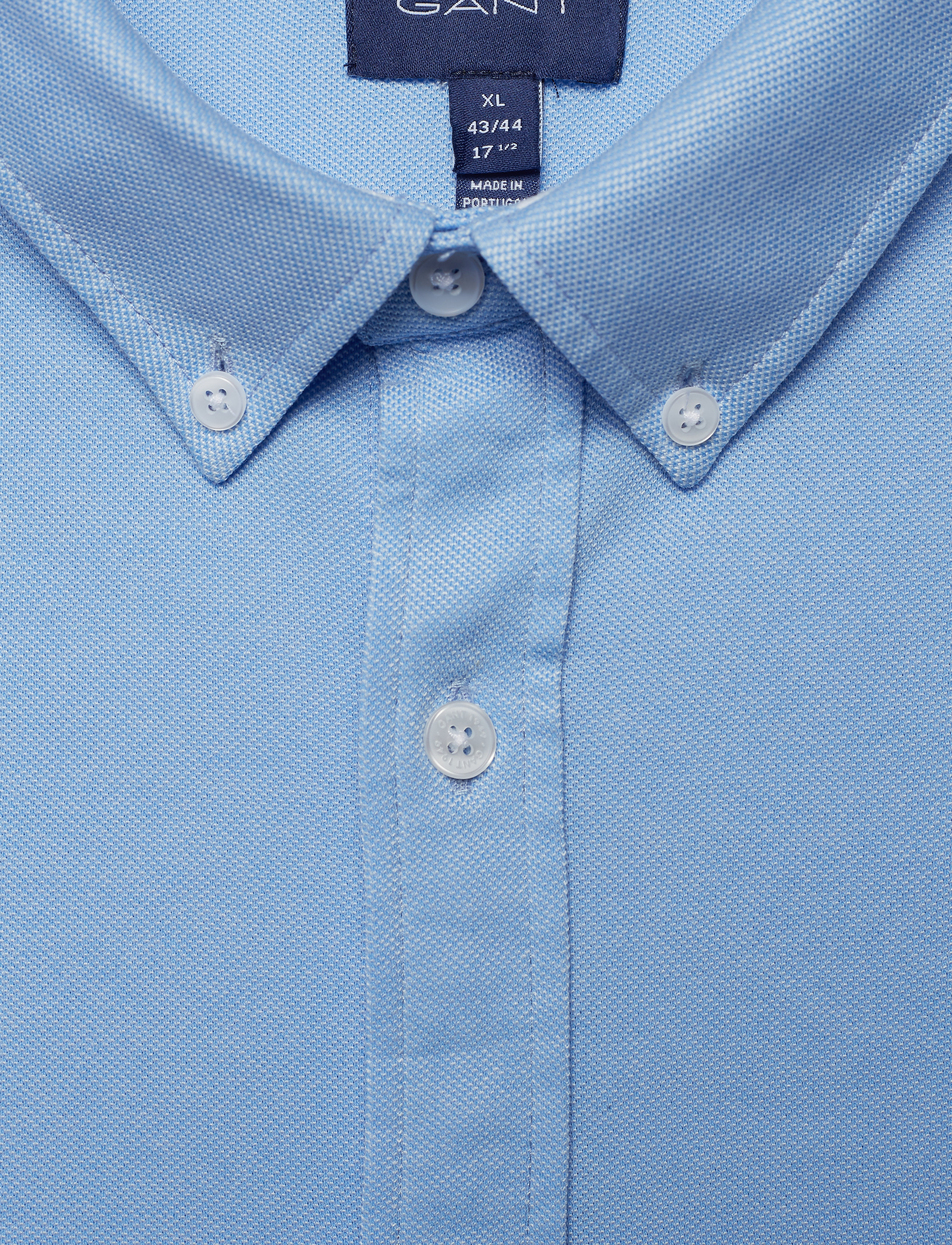 GANT - TP SLIM PIQUE BD - capri blue - 2