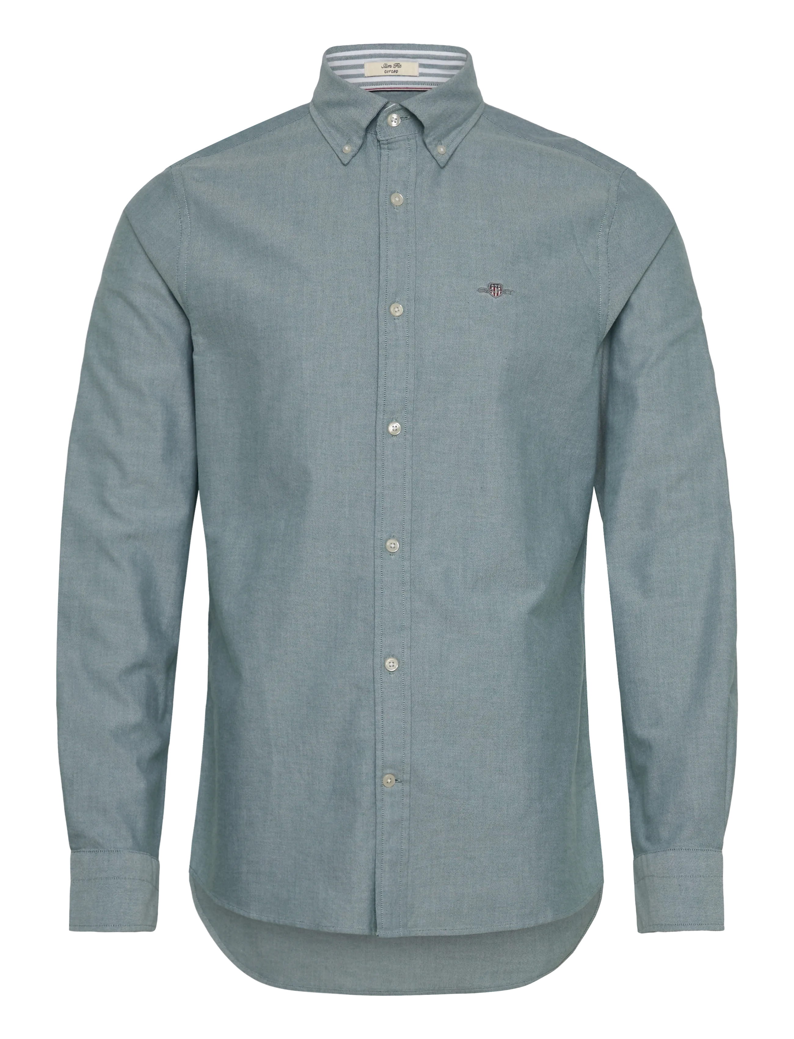 SLIM OXFORD SHIRT - DEEP FOREST GREEN