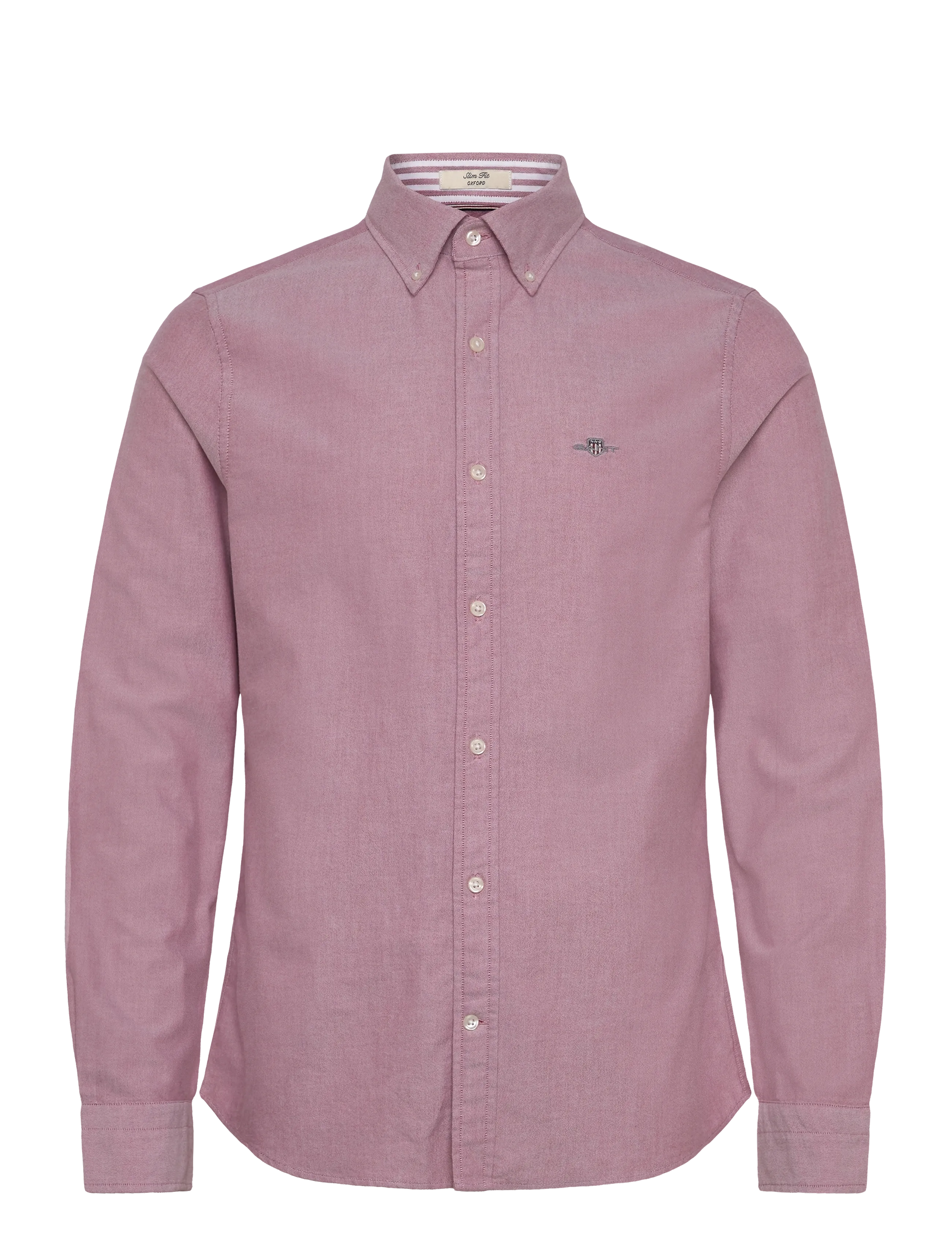 SLIM OXFORD SHIRT - IRON RED