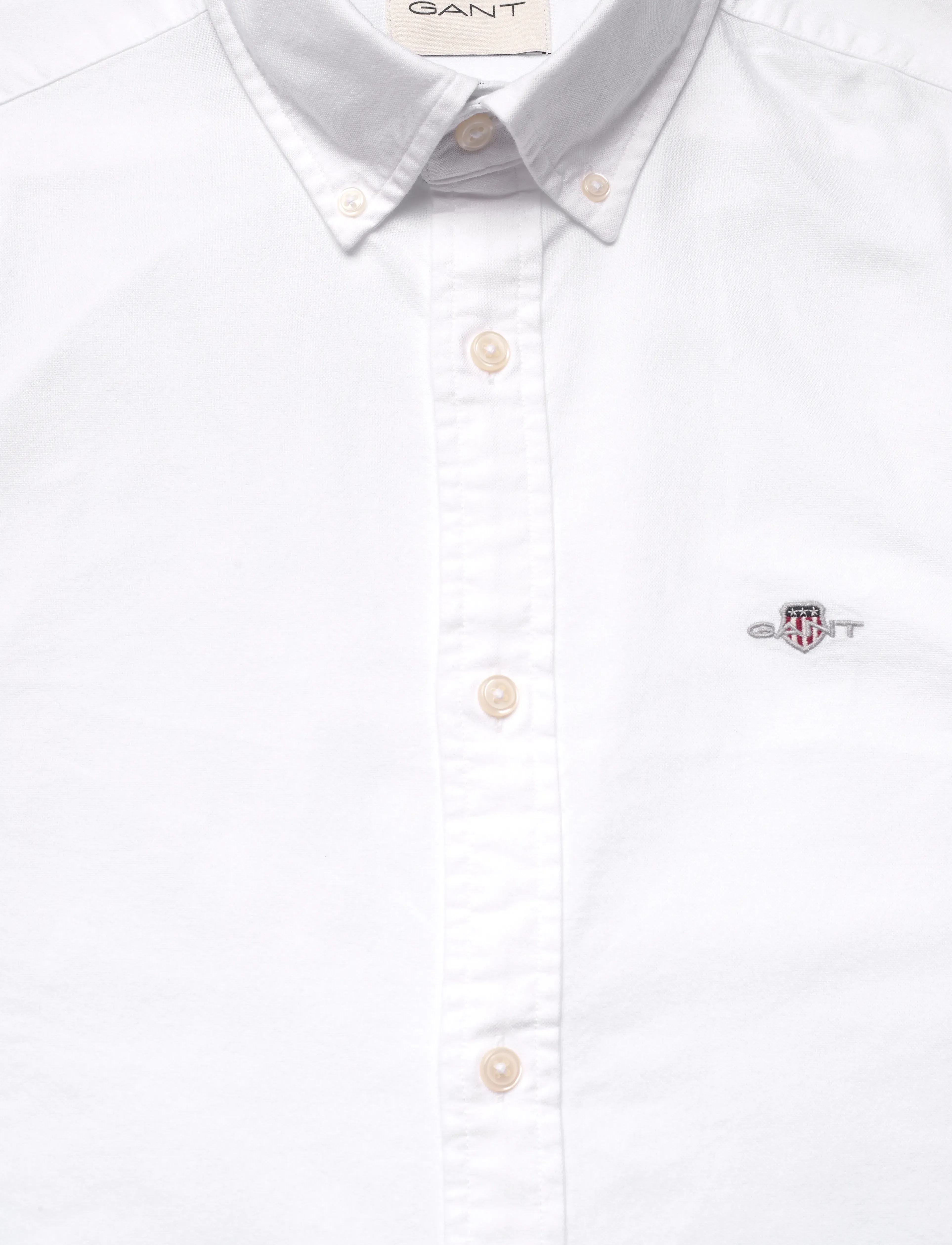 Gant - SLIM OXFORD SHIRT - oxford skjorter - white - 2