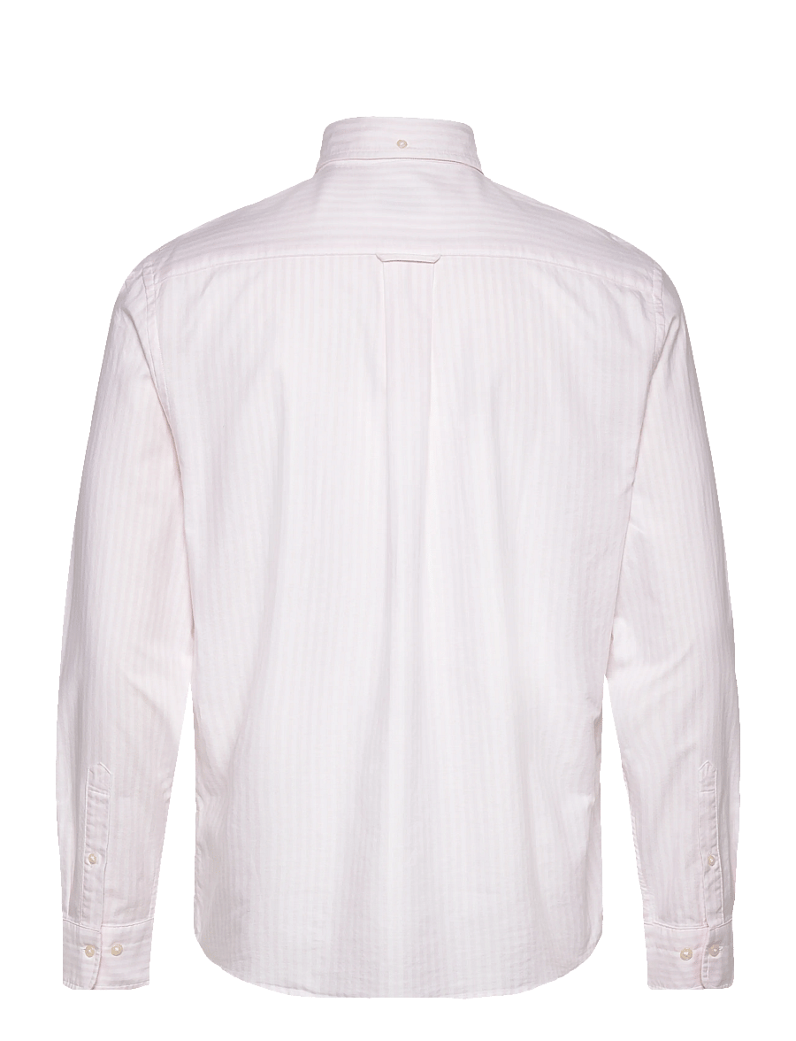 Gant - Regular Oxford Shirt - gestreifte hemden - light pink - 1
