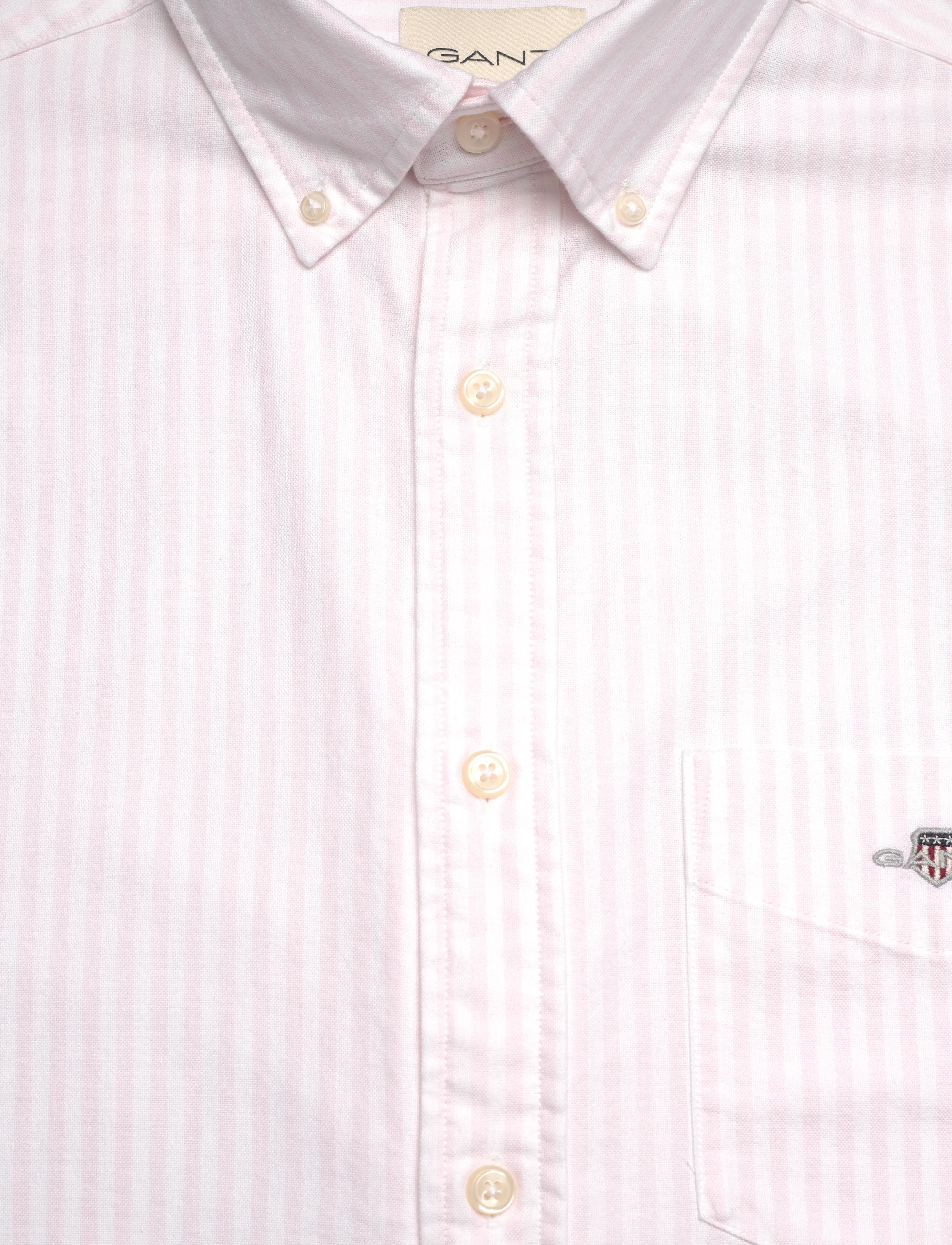 Gant - REG OXFORD STRIPE SHIRT - oxford skjorter - light pink - 2
