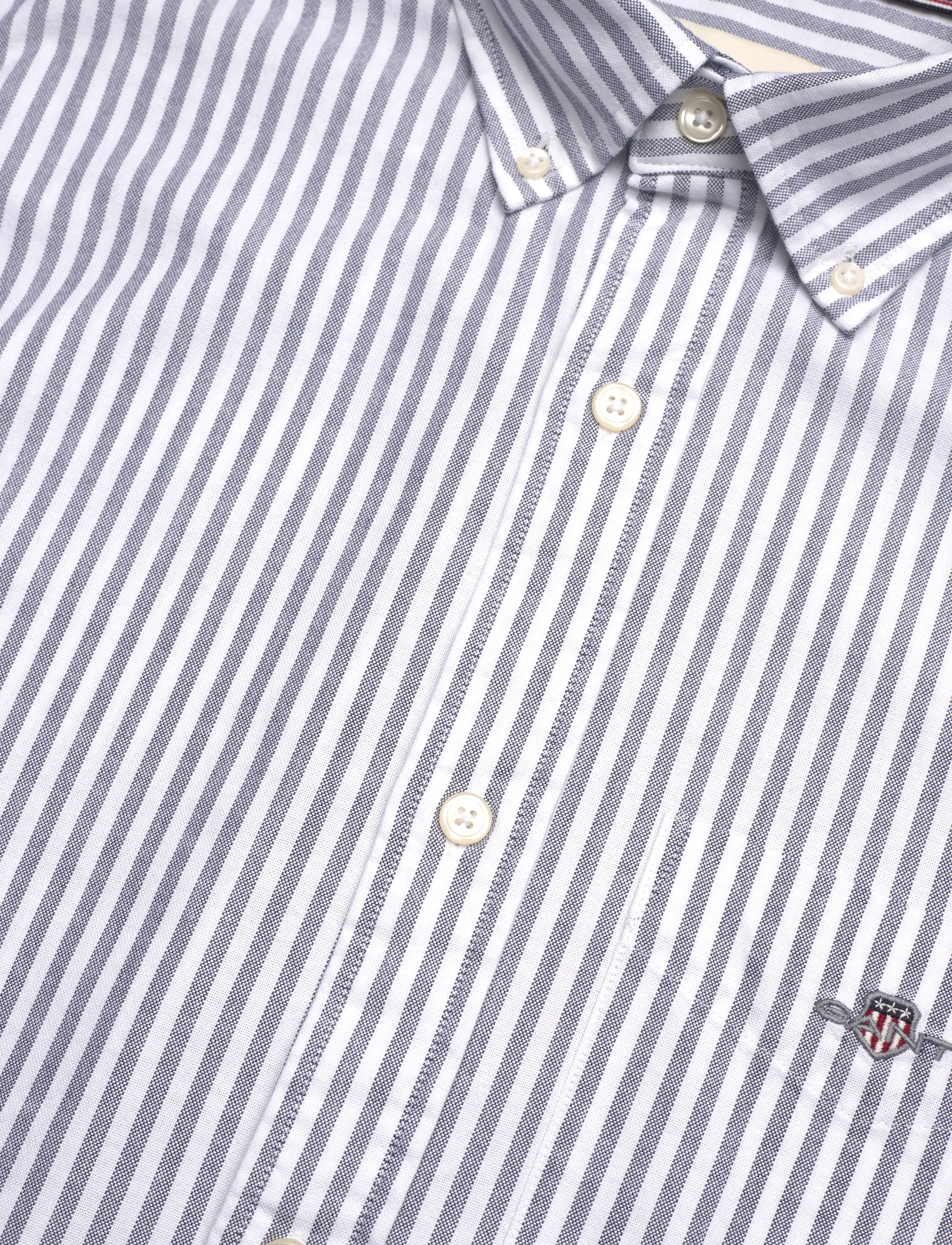 Gant - REG OXFORD STRIPE SHIRT - oxford skjorter - persian blue - 3