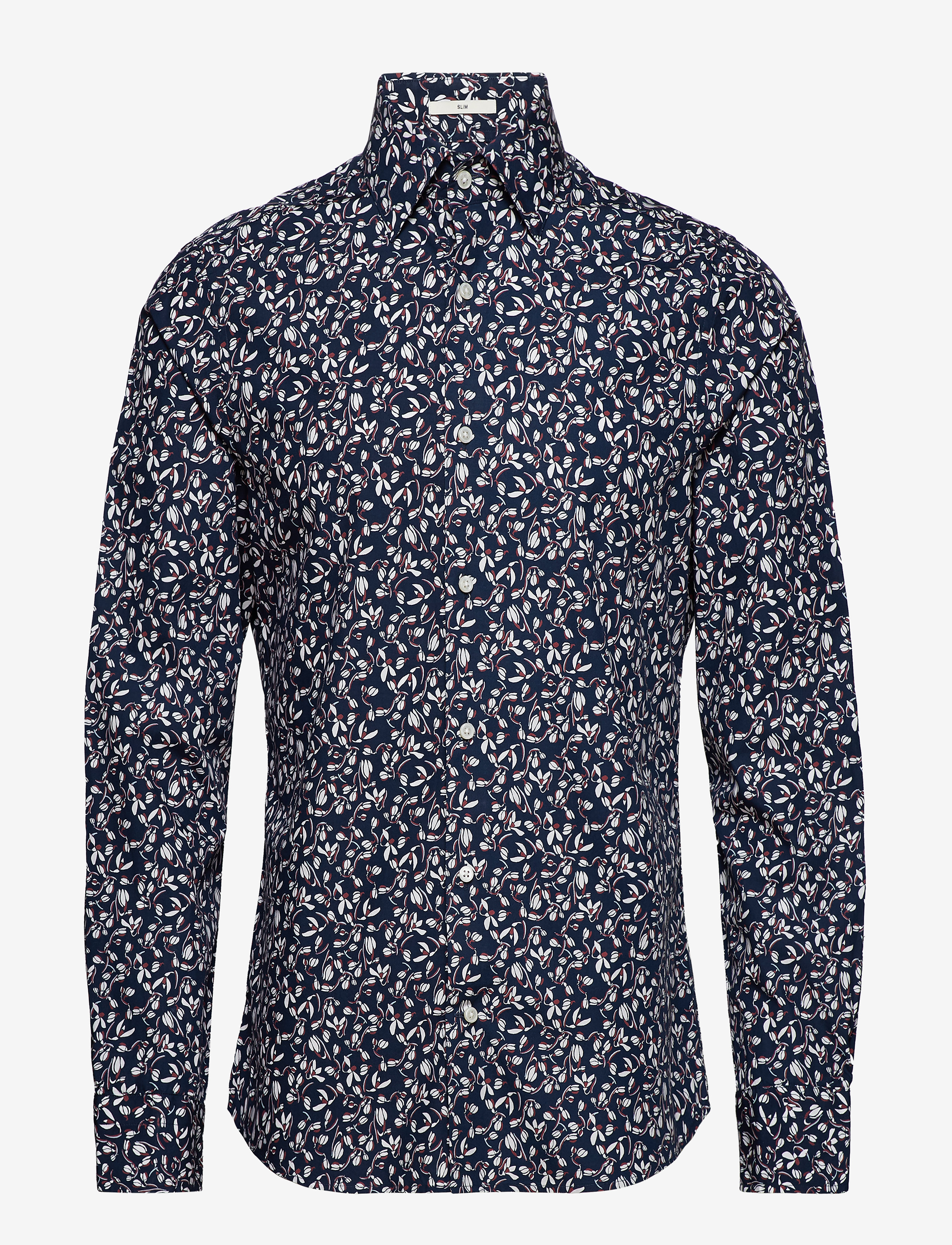 GANT - G2. ALPINE FLOWER HERO SLIM POINT - marine - 0