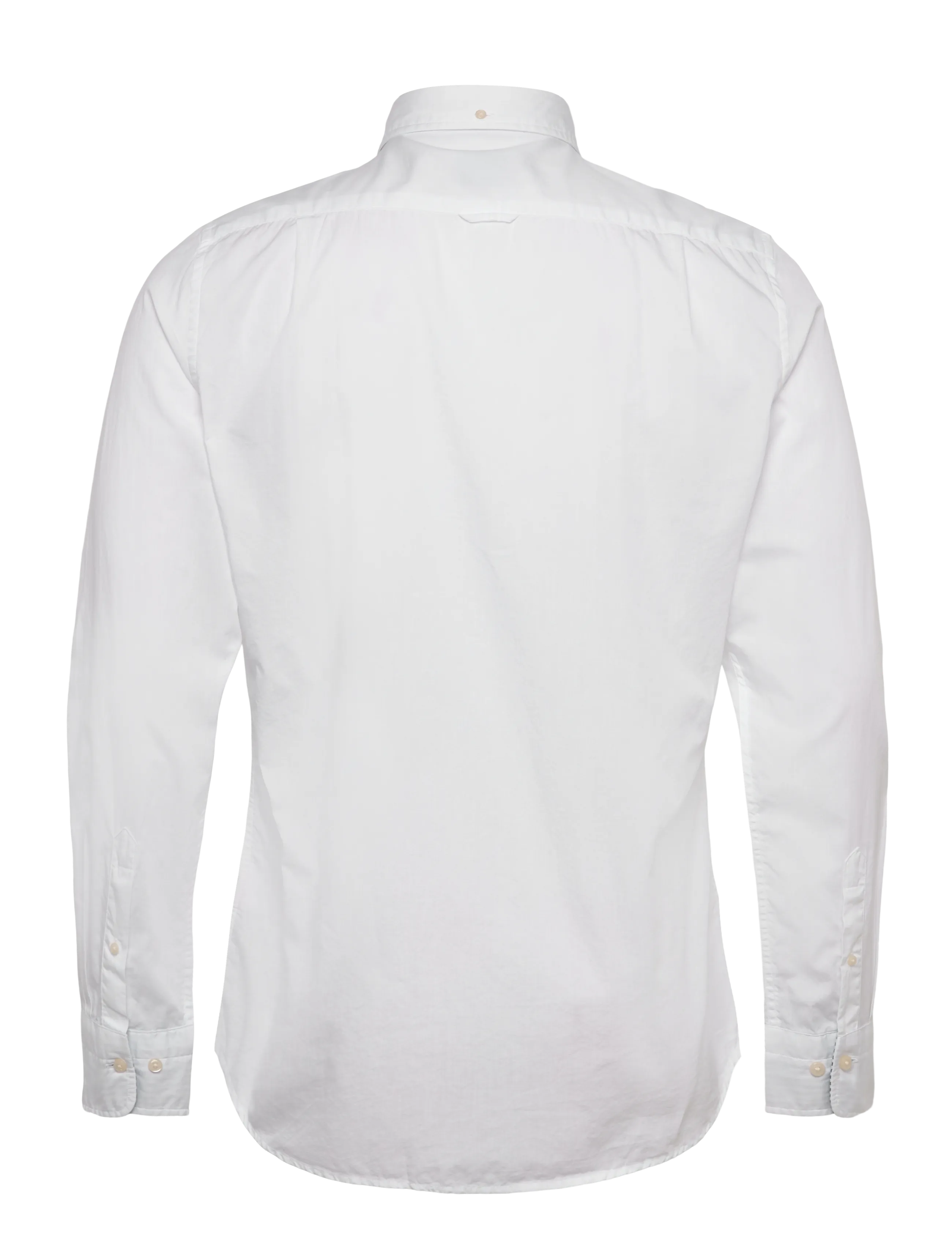 Gant - SLIM POPLIN SHIRT - casual skjorter - white - 1