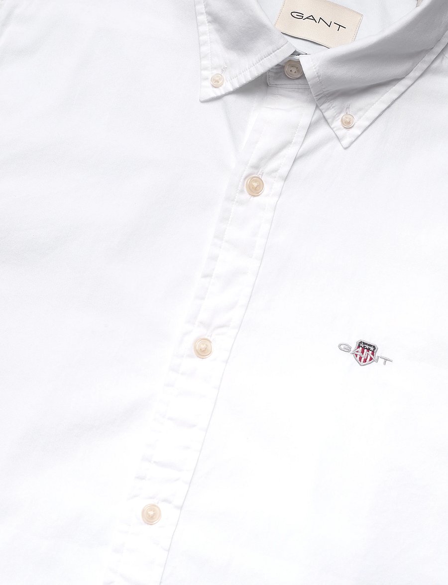 Gant - SLIM POPLIN SHIRT - freizeithemden - white - 3