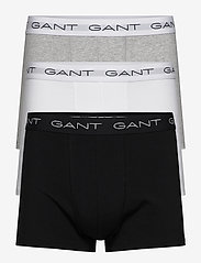 GANT - 3-PACK TRUNK - trunks - grey melange - 0