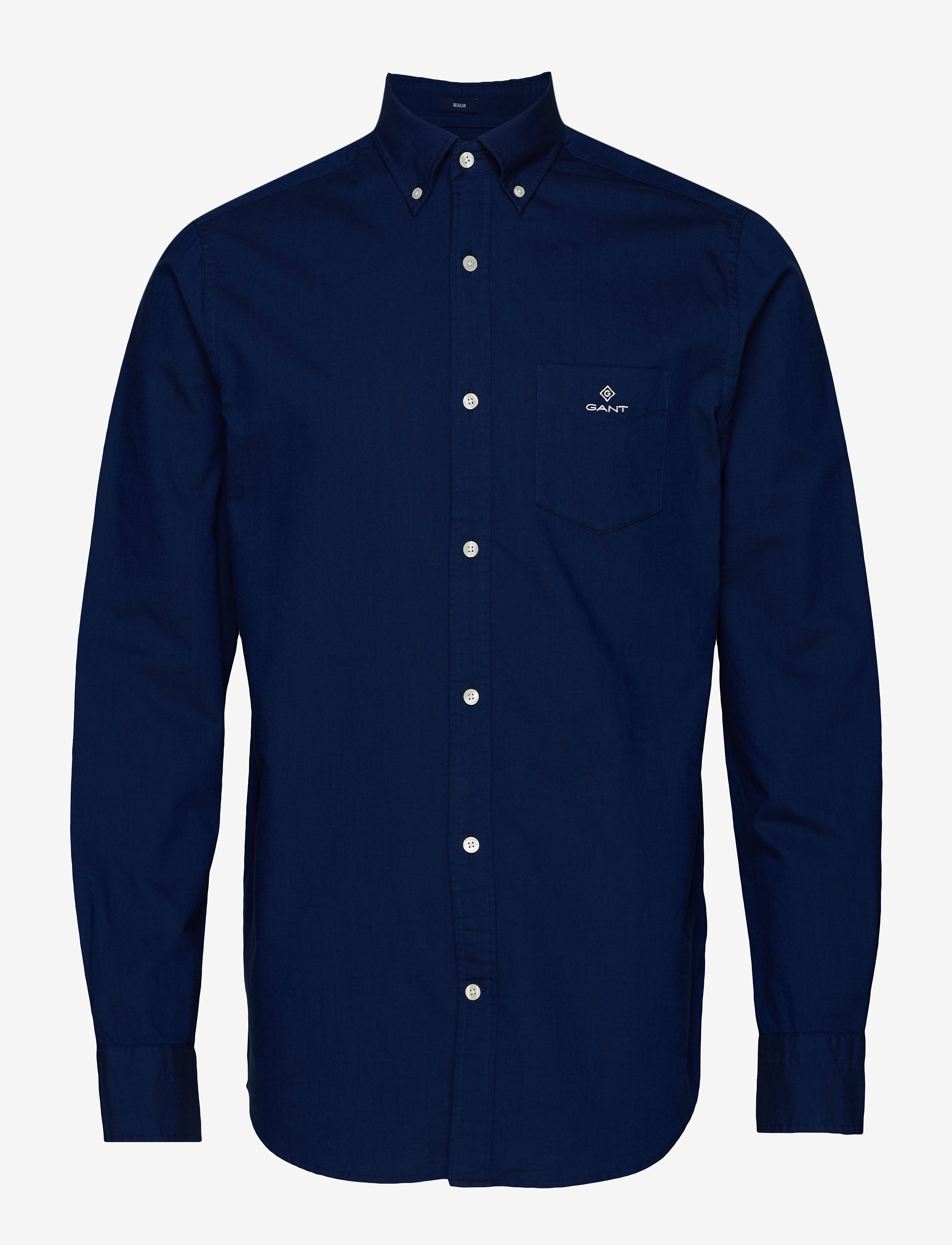 GANT - D1. OXFORD SHIRT REG BD - persian blue - 0