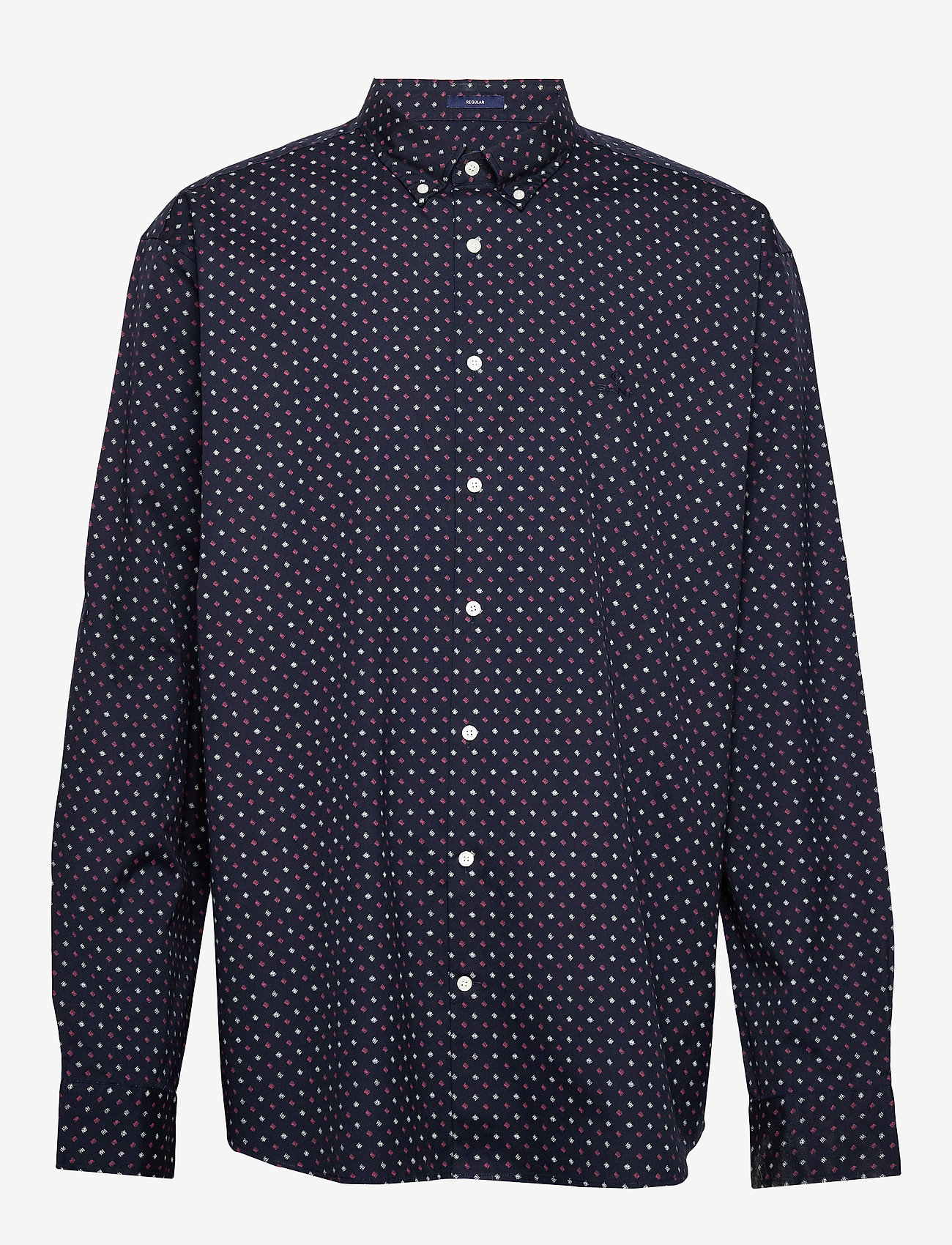 GANT - D1. MICRO SCRIBBLE PRINT REG BD - marine - 0