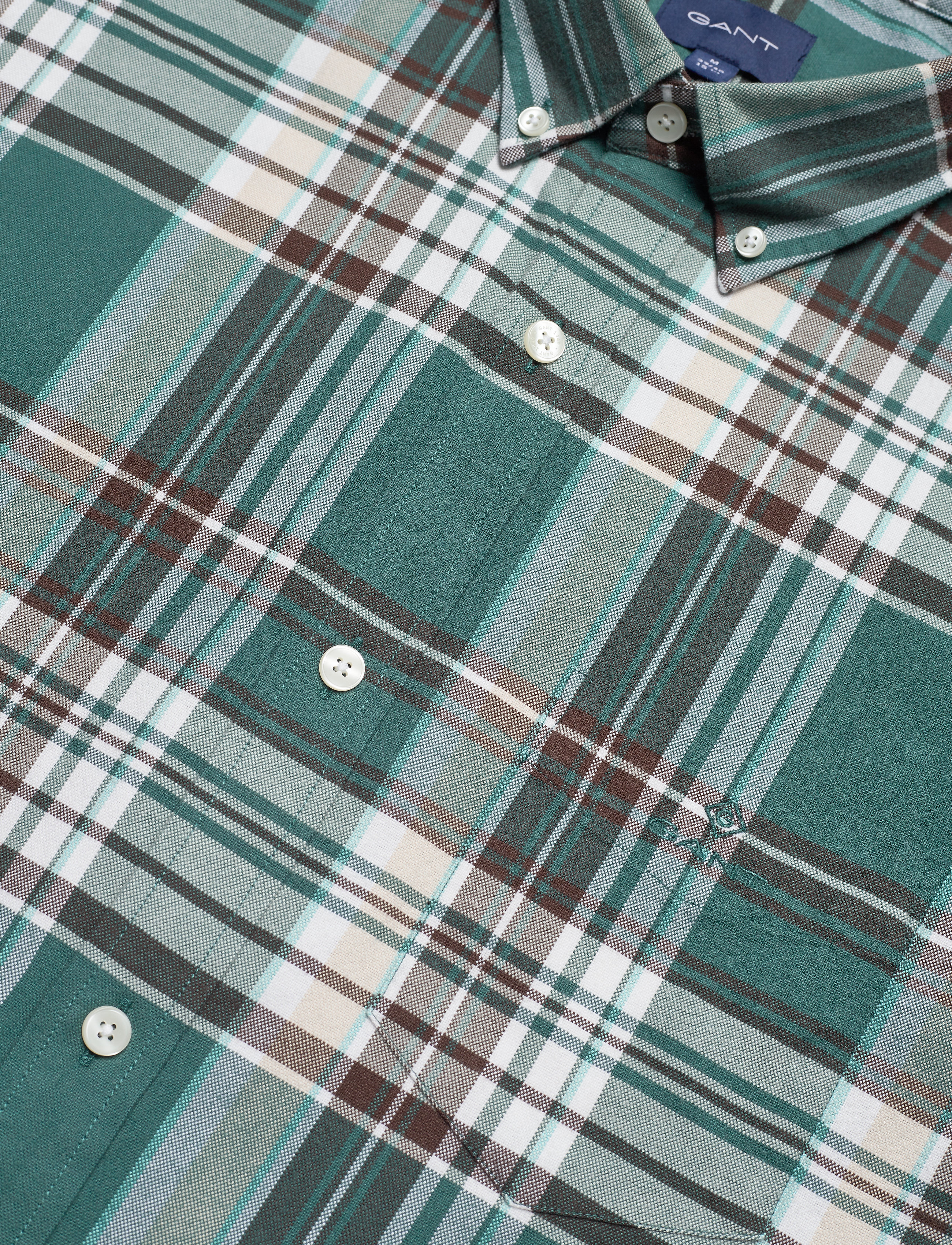 GANT - D2. BRUSHED OXFORD REG BD - atlantic deep - 3