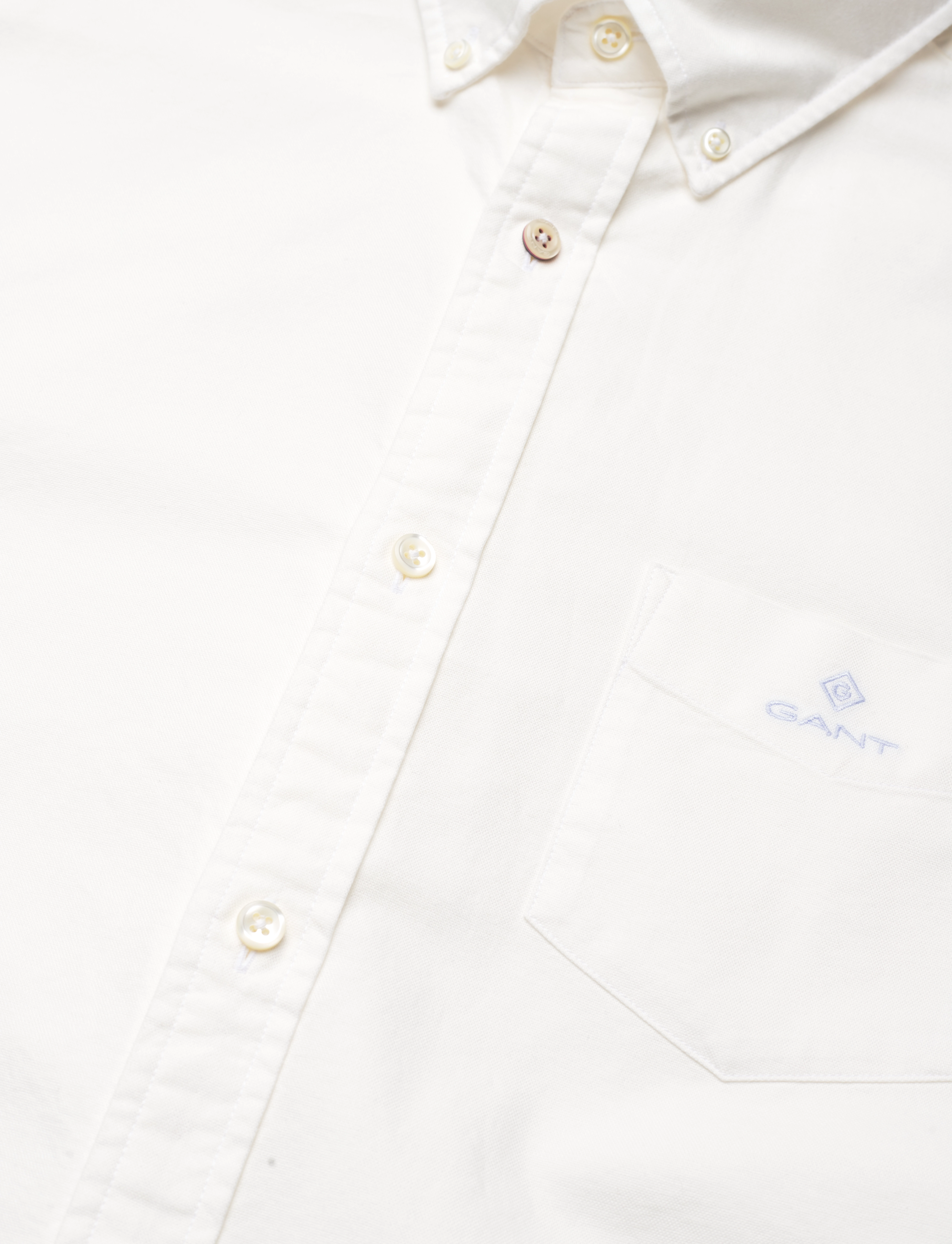 GANT - REG BEEFY OXFORD BD - eggshell - 3